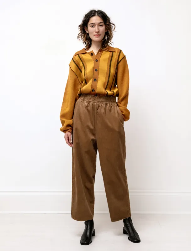 Grandpa Pants Cord Sand sold by SHOP NEIGHBOR