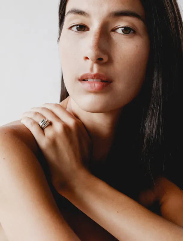 Blondeau Ring Sterling Silver made by Sophie Buhai Womens