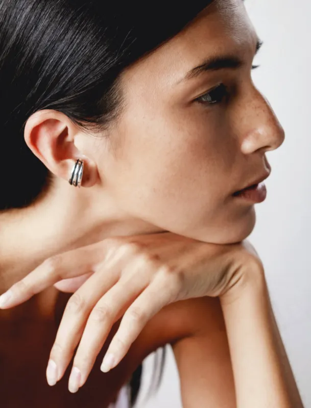 Blondeau Ear Cuff Sterling Silver made by Sophie Buhai Womens