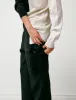 Gabardine Cargo Pants Black sold by SHOP NEIGHBOR