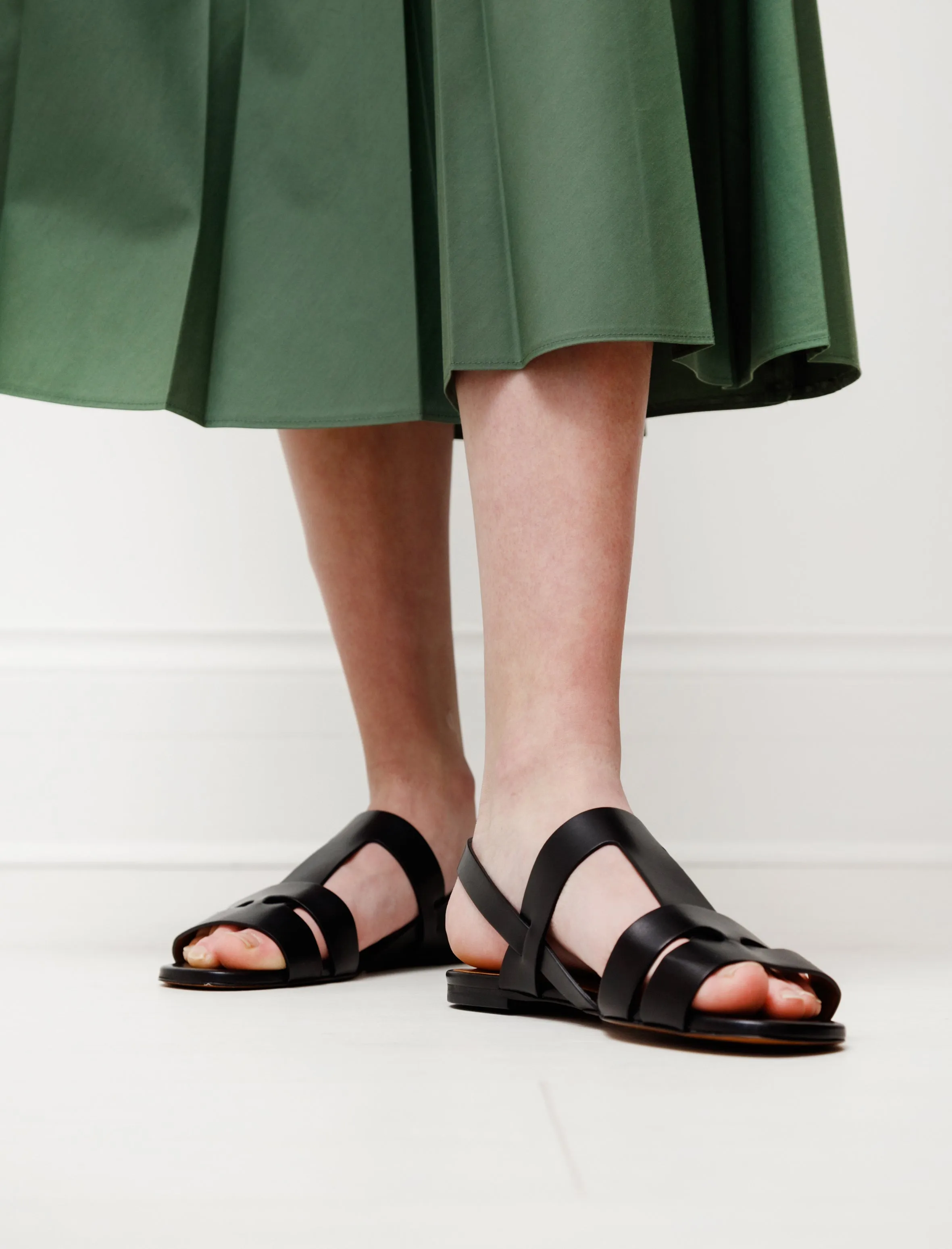 Ivy Leather Interlock Sandal Black sold by SHOP NEIGHBOR product image thumbnail 2