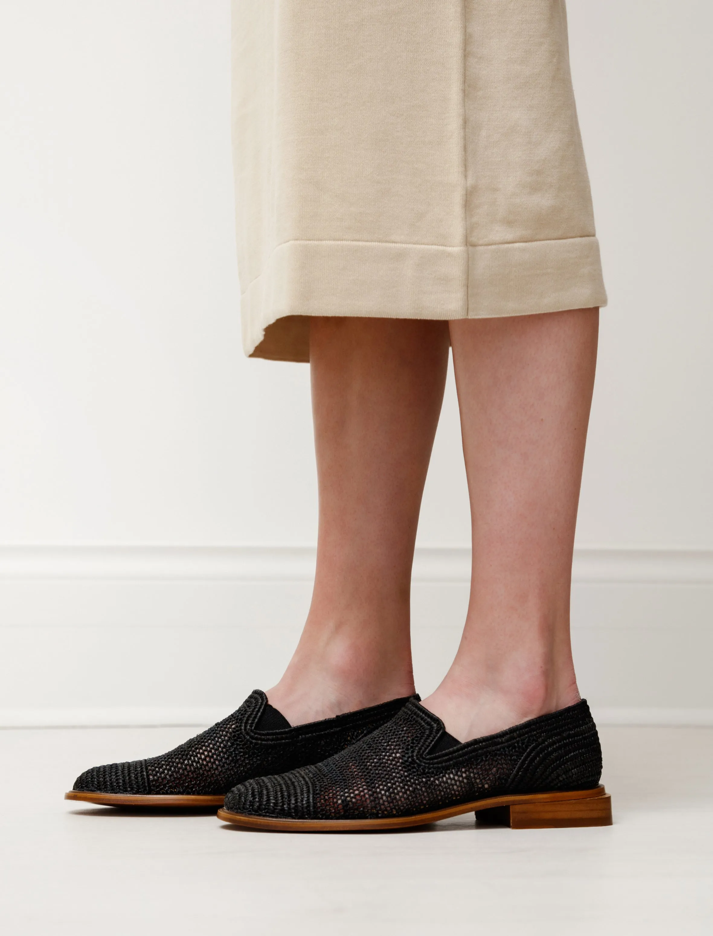 Jaden Raffia Loafer Black sold by SHOP NEIGHBOR product image thumbnail 3