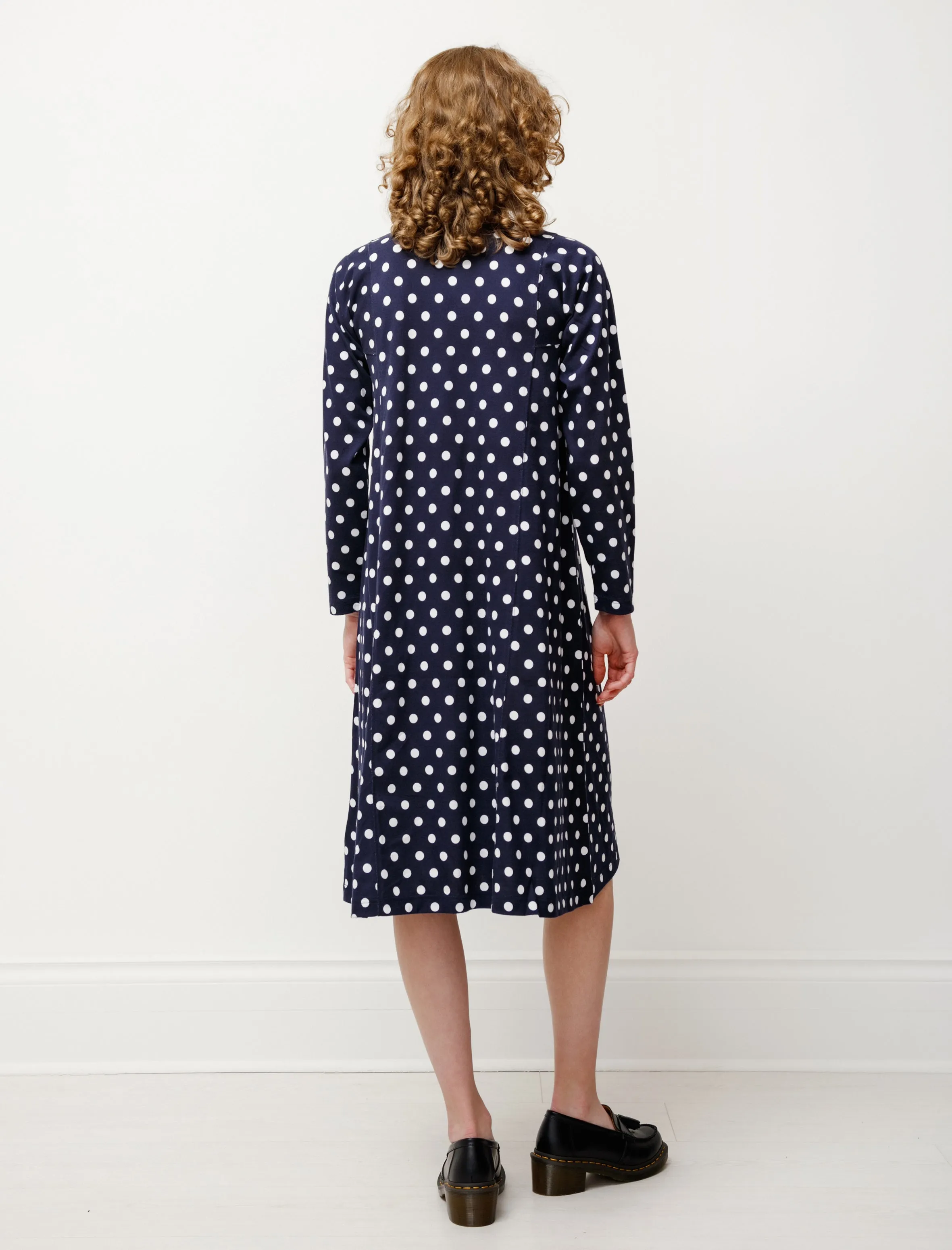 Panelled Polka Dot Jersey Dress sold by SHOP NEIGHBOR product image thumbnail 3