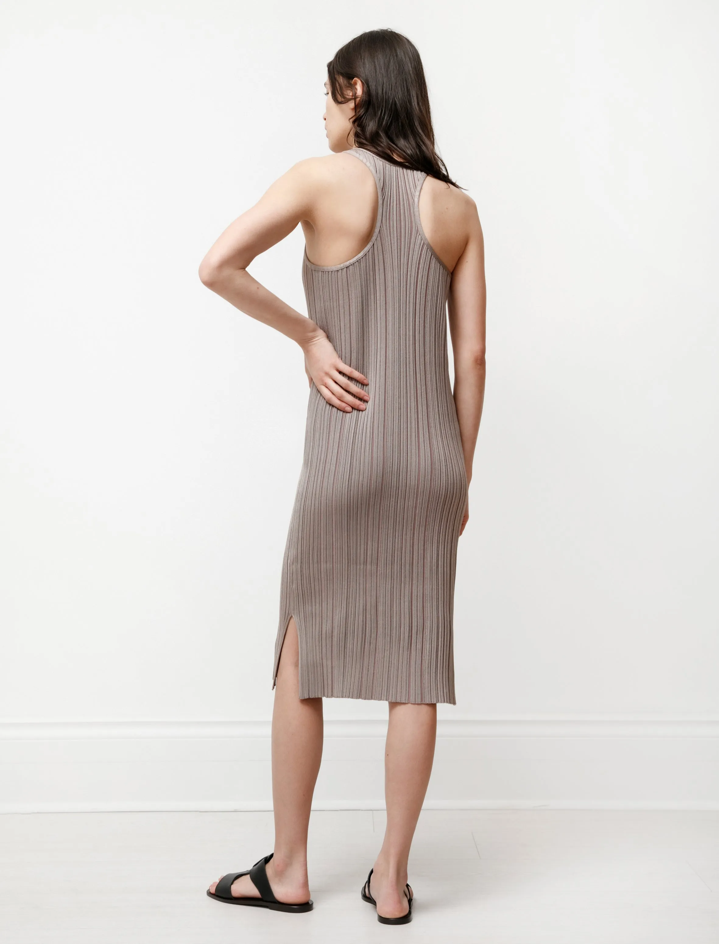 Rib Knit Dress Taupe sold by SHOP NEIGHBOR product image thumbnail 2
