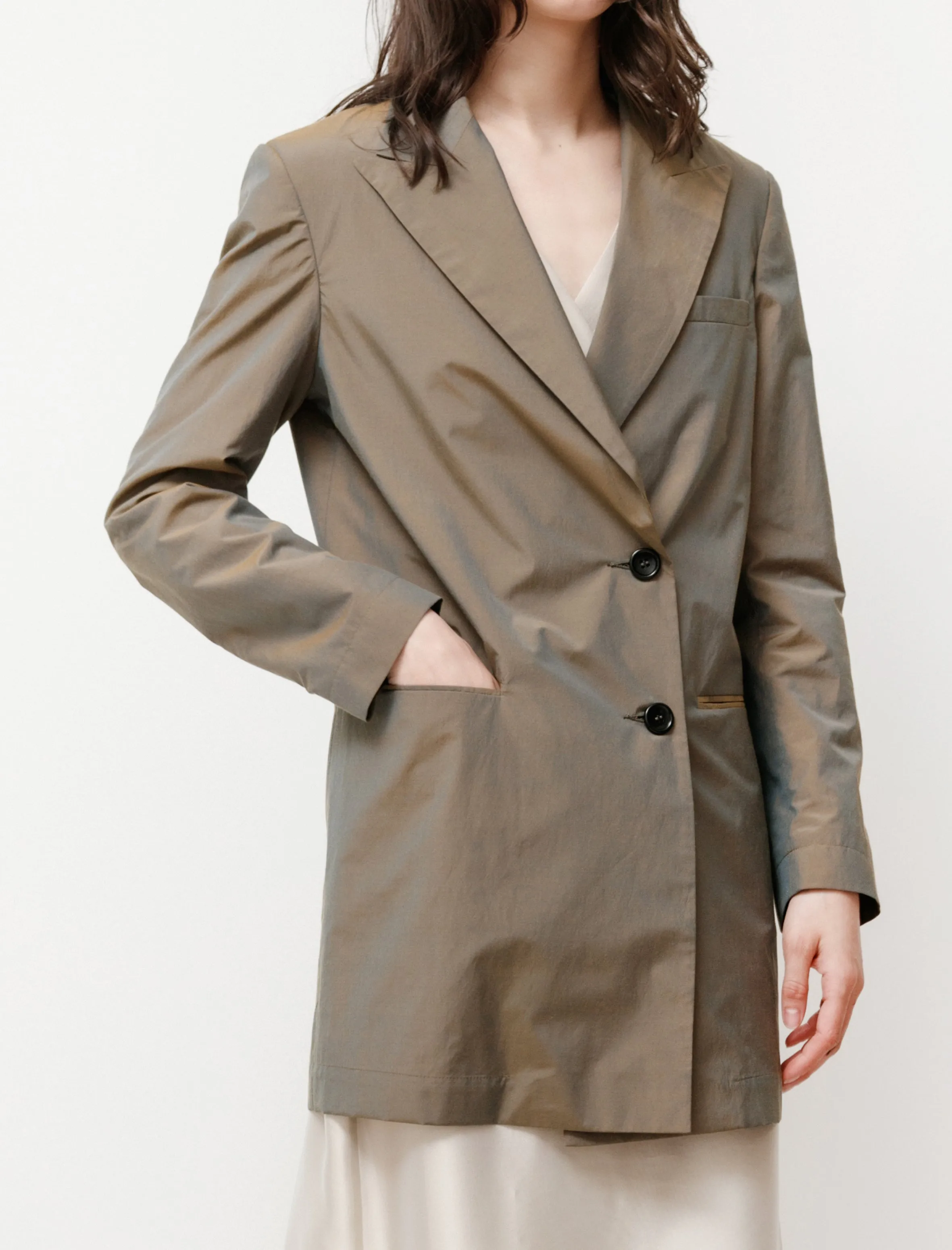 Long Blazer Changeant sold by SHOP NEIGHBOR product image thumbnail 4
