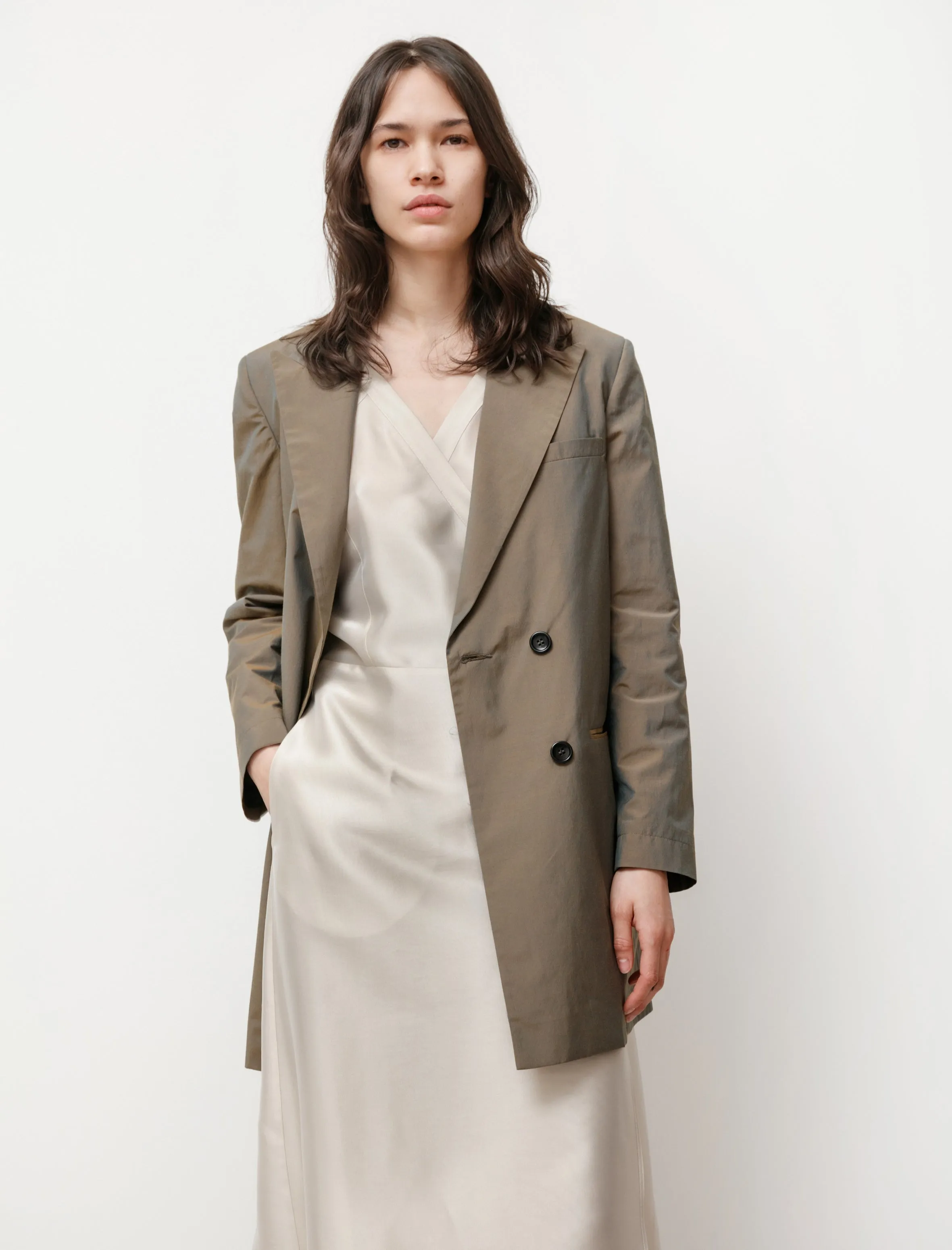 Long Blazer Changeant sold by SHOP NEIGHBOR product image thumbnail 2