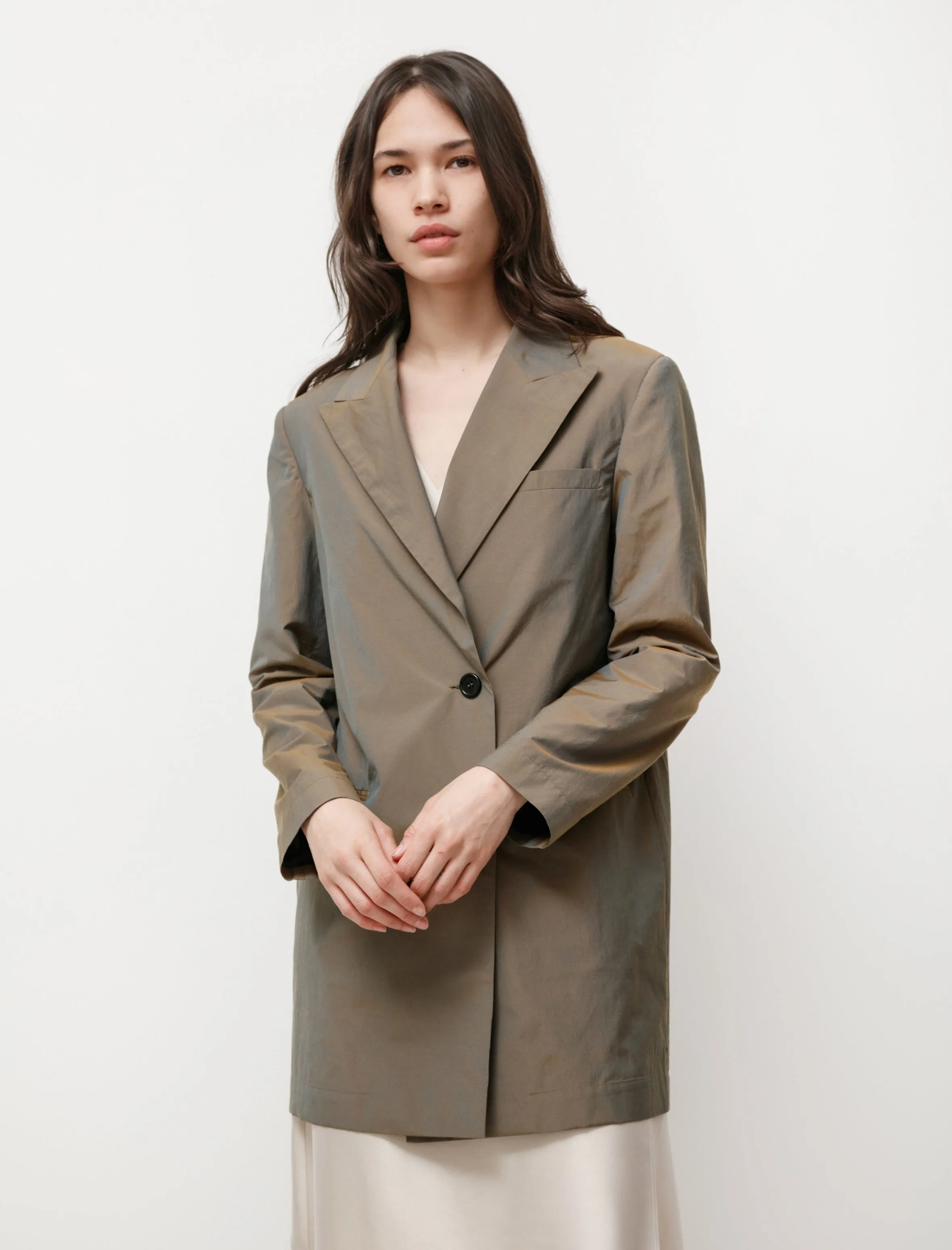 Long Blazer Changeant sold by SHOP NEIGHBOR product image thumbnail 3