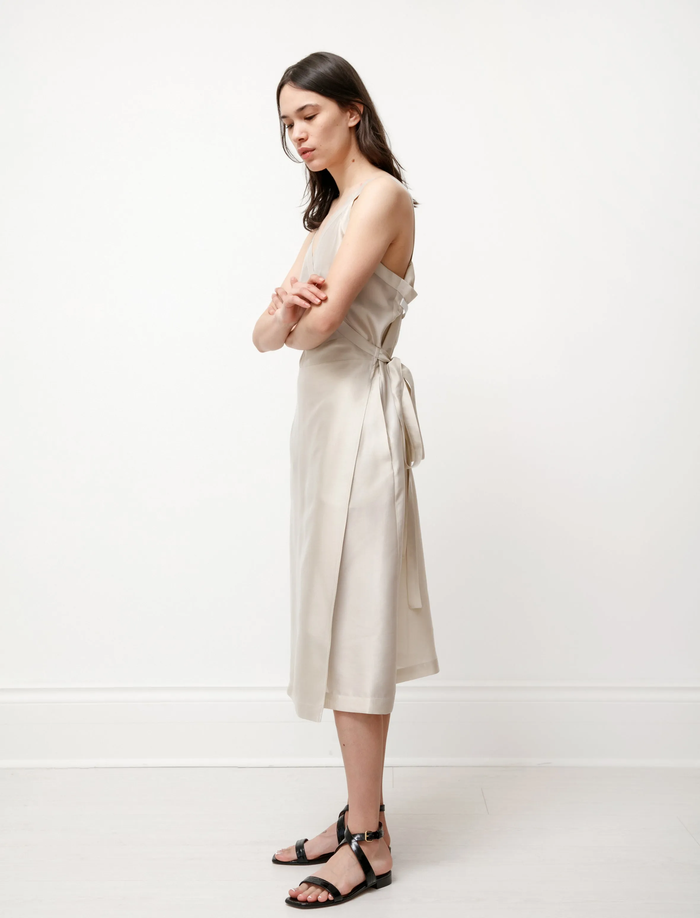 Apron Dress Champagne sold by SHOP NEIGHBOR product image thumbnail 3