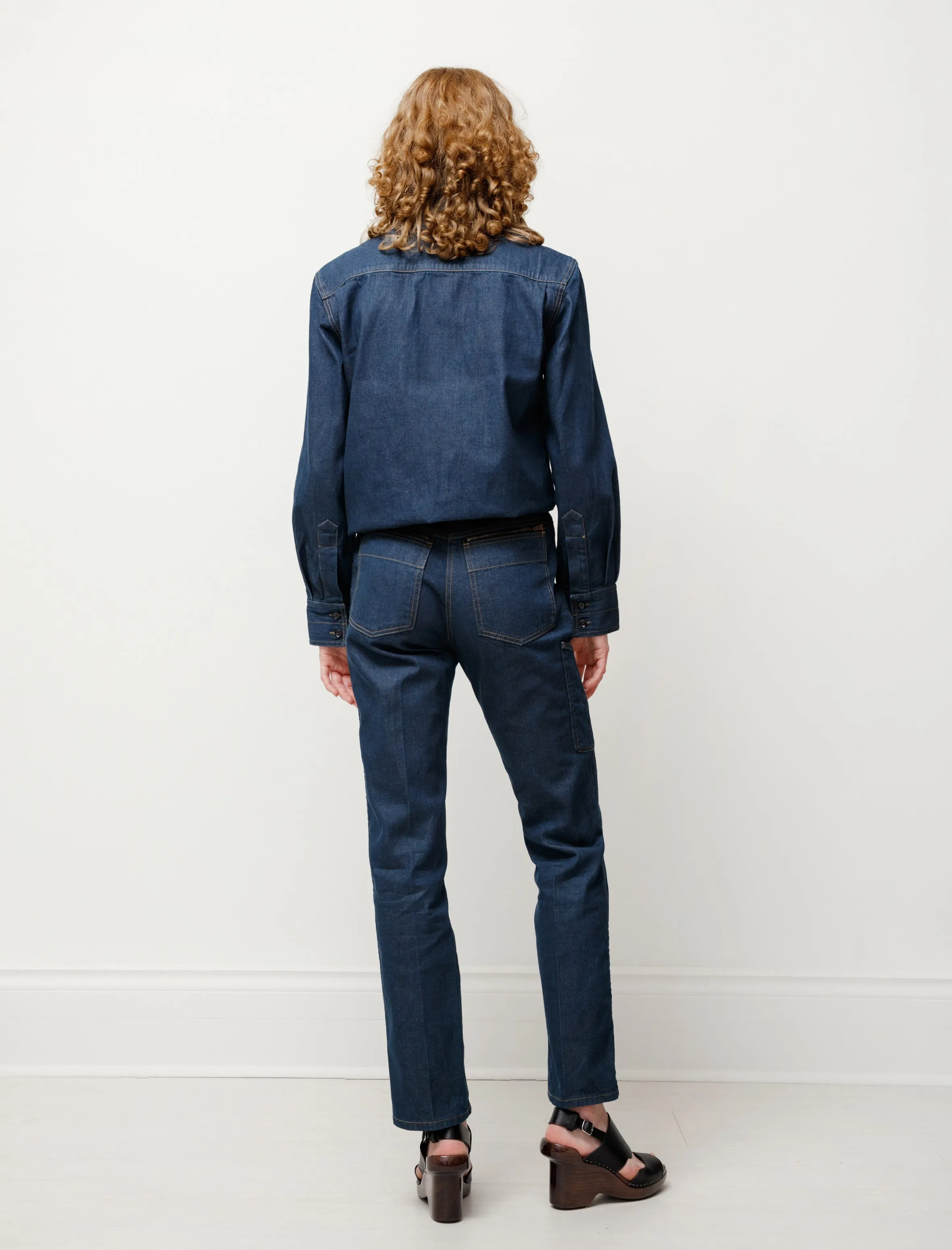 Fitted Denim Pants Jean Blue sold by SHOP NEIGHBOR product image thumbnail 3
