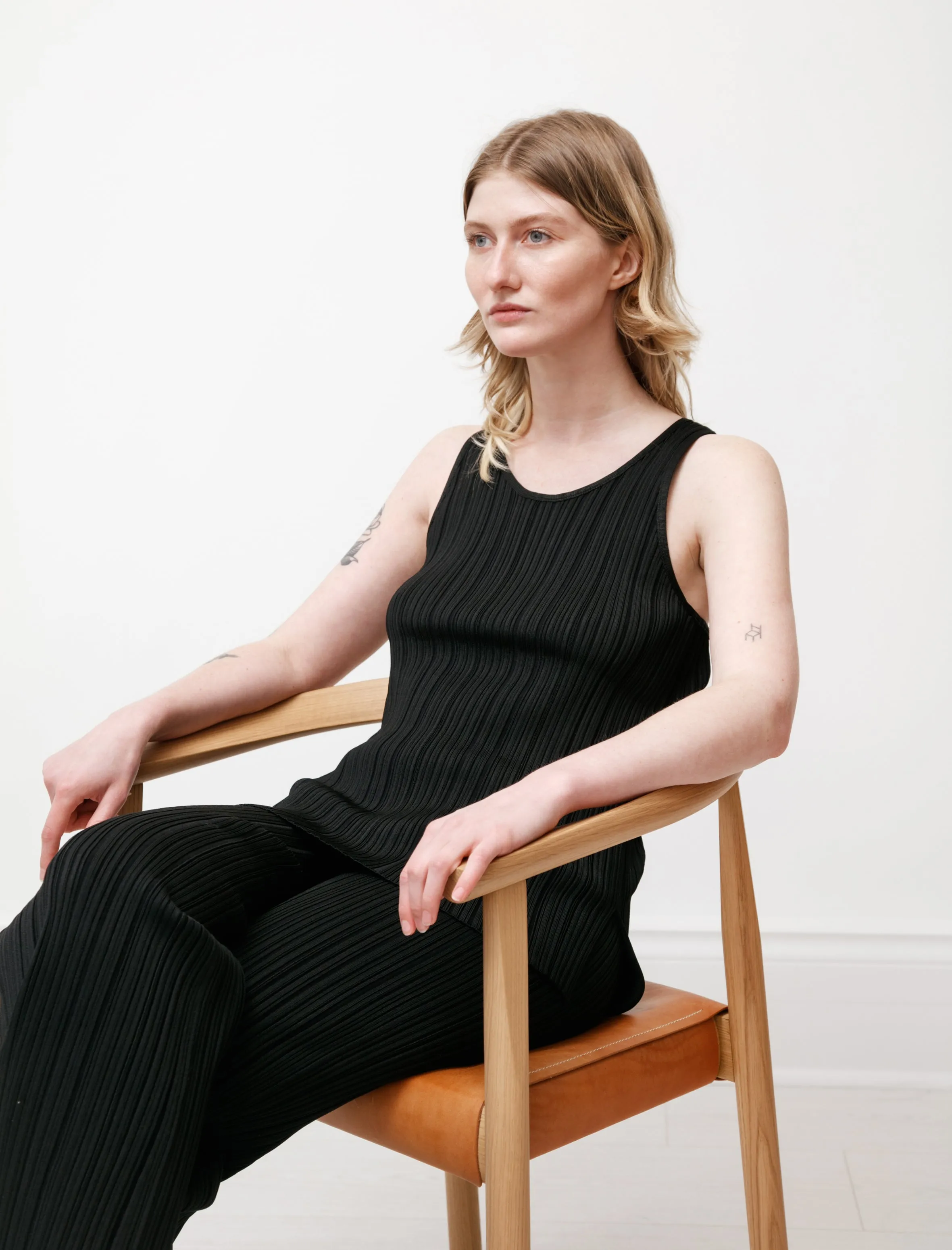 Rib Knit Tank Top Black sold by SHOP NEIGHBOR