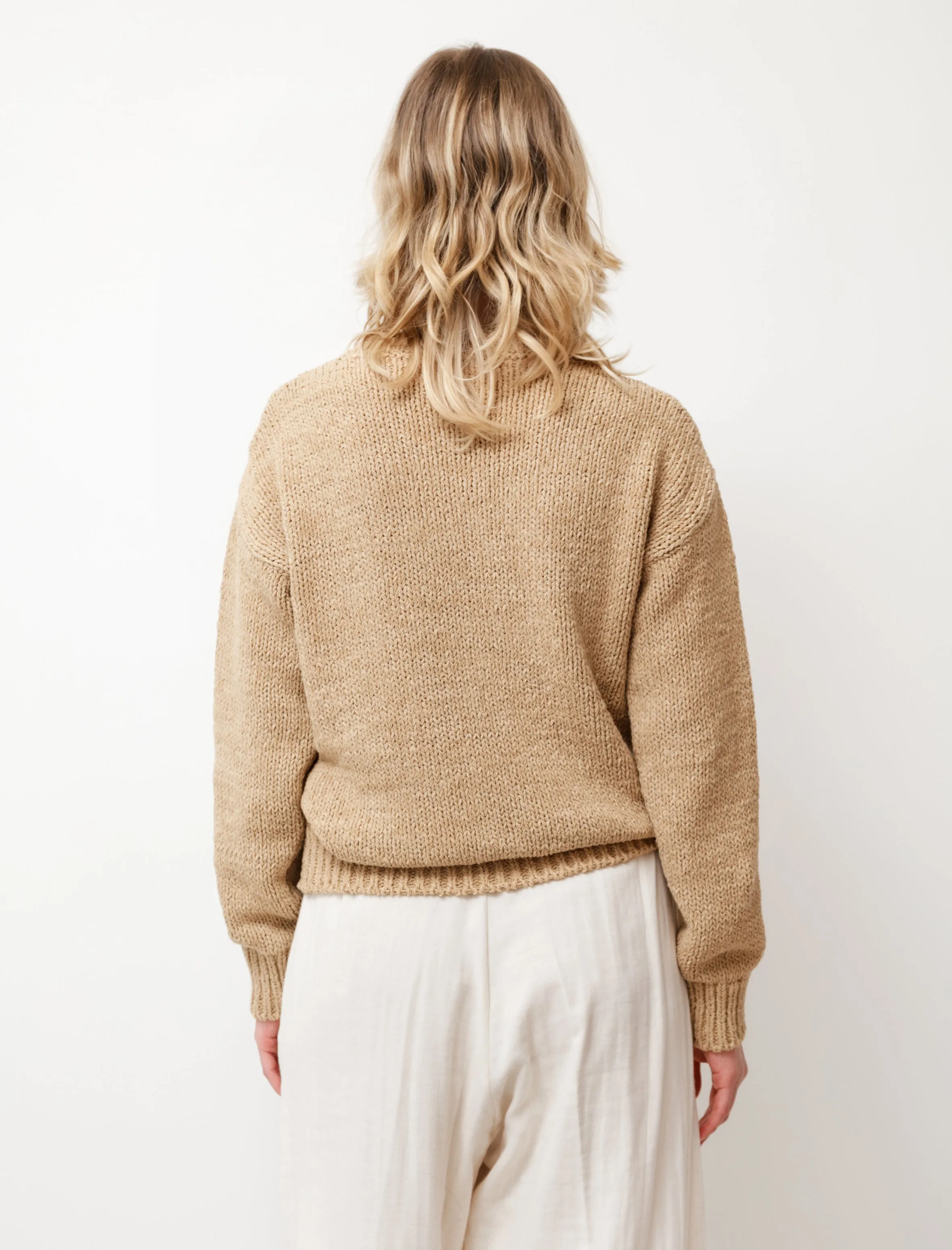 Fettucia Sweater Light Khaki sold by SHOP NEIGHBOR product image thumbnail 4