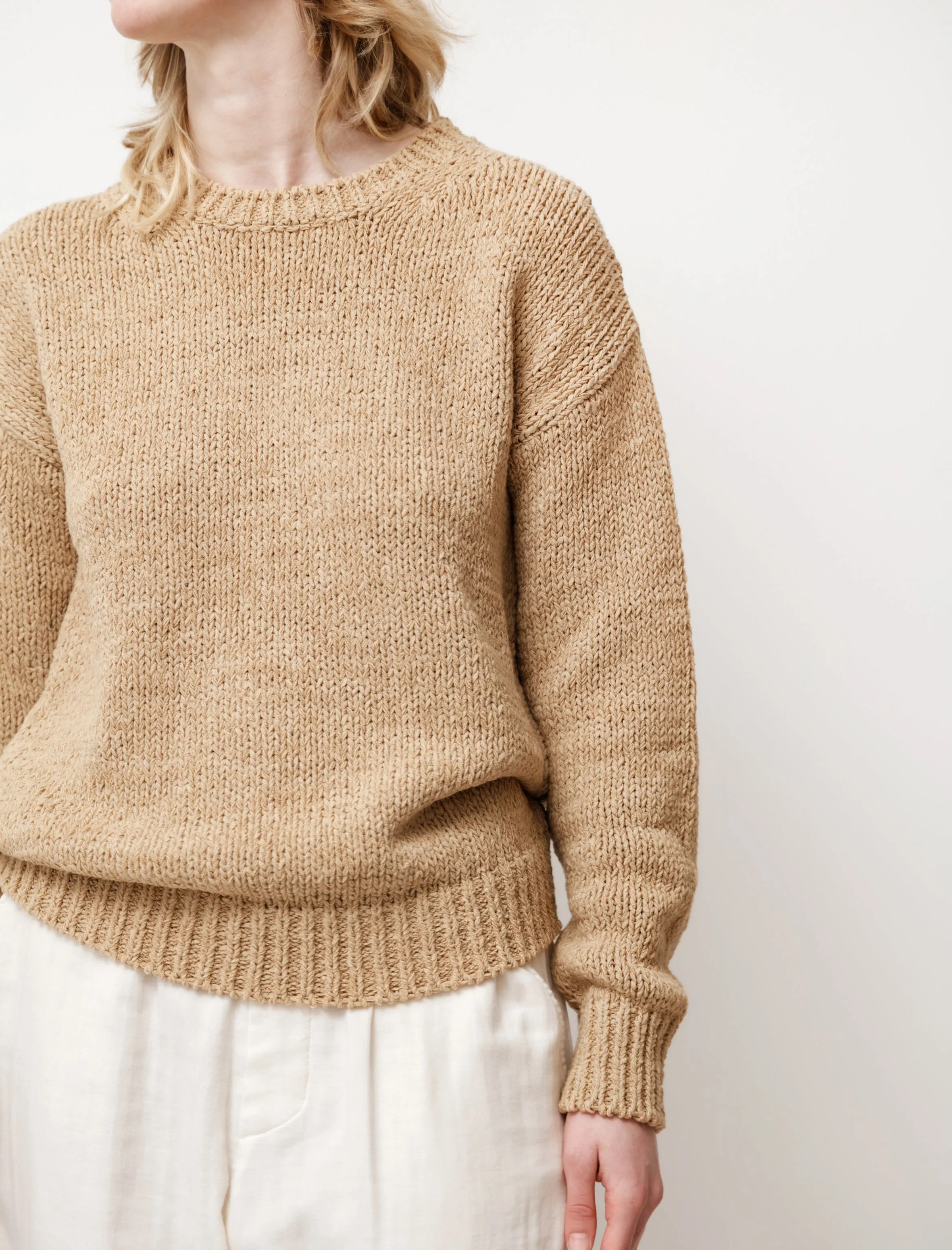 Fettucia Sweater Light Khaki sold by SHOP NEIGHBOR product image thumbnail 2