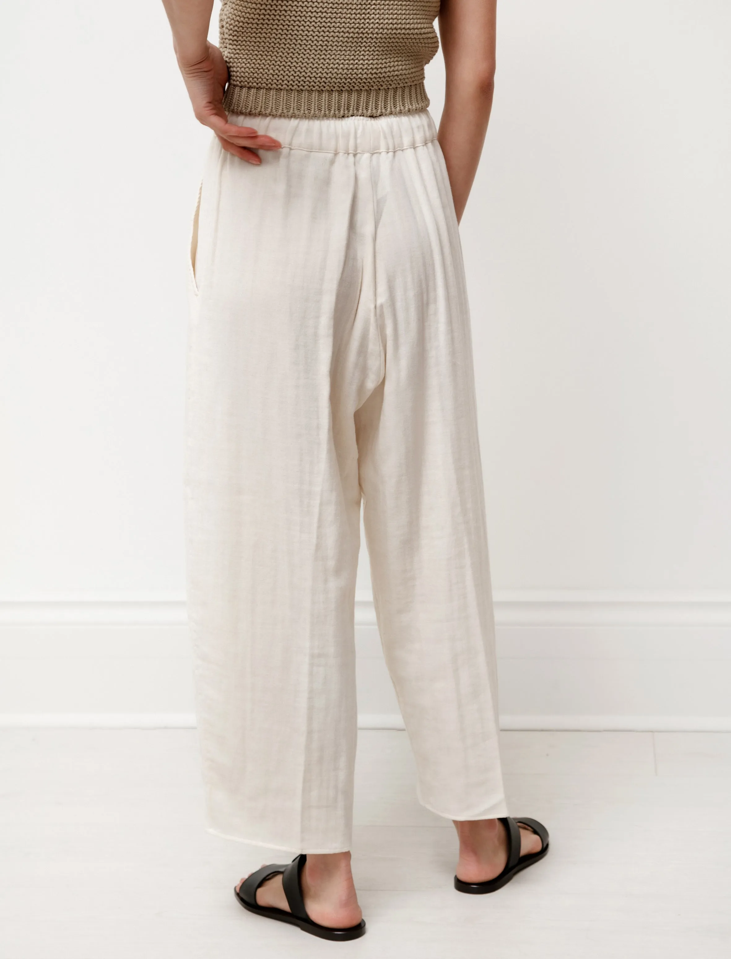 Japanese Cotton/Linen Moroccan Pants White sold by SHOP NEIGHBOR product image thumbnail 5