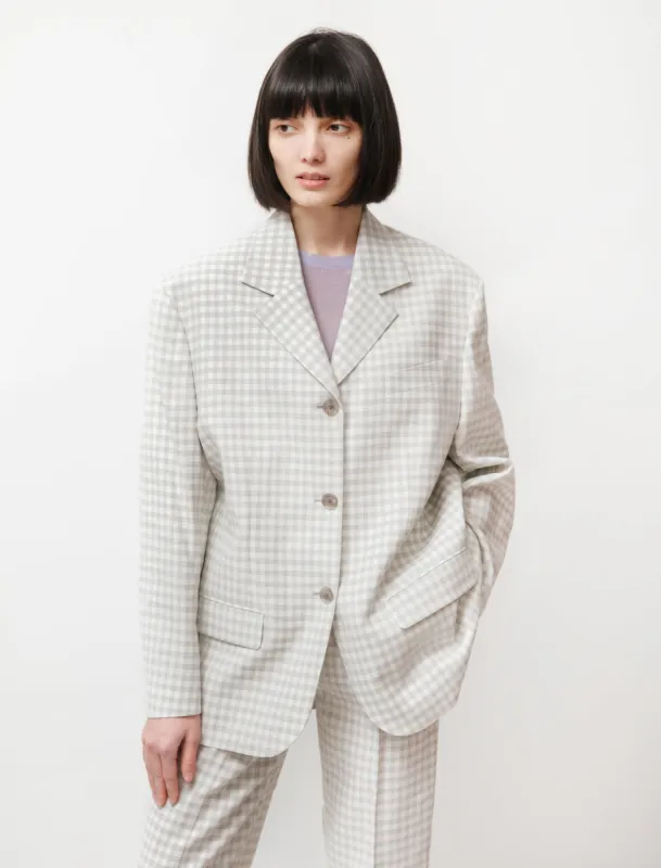 Tweed Suit Jacket Green/Grey sold by SHOP NEIGHBOR
