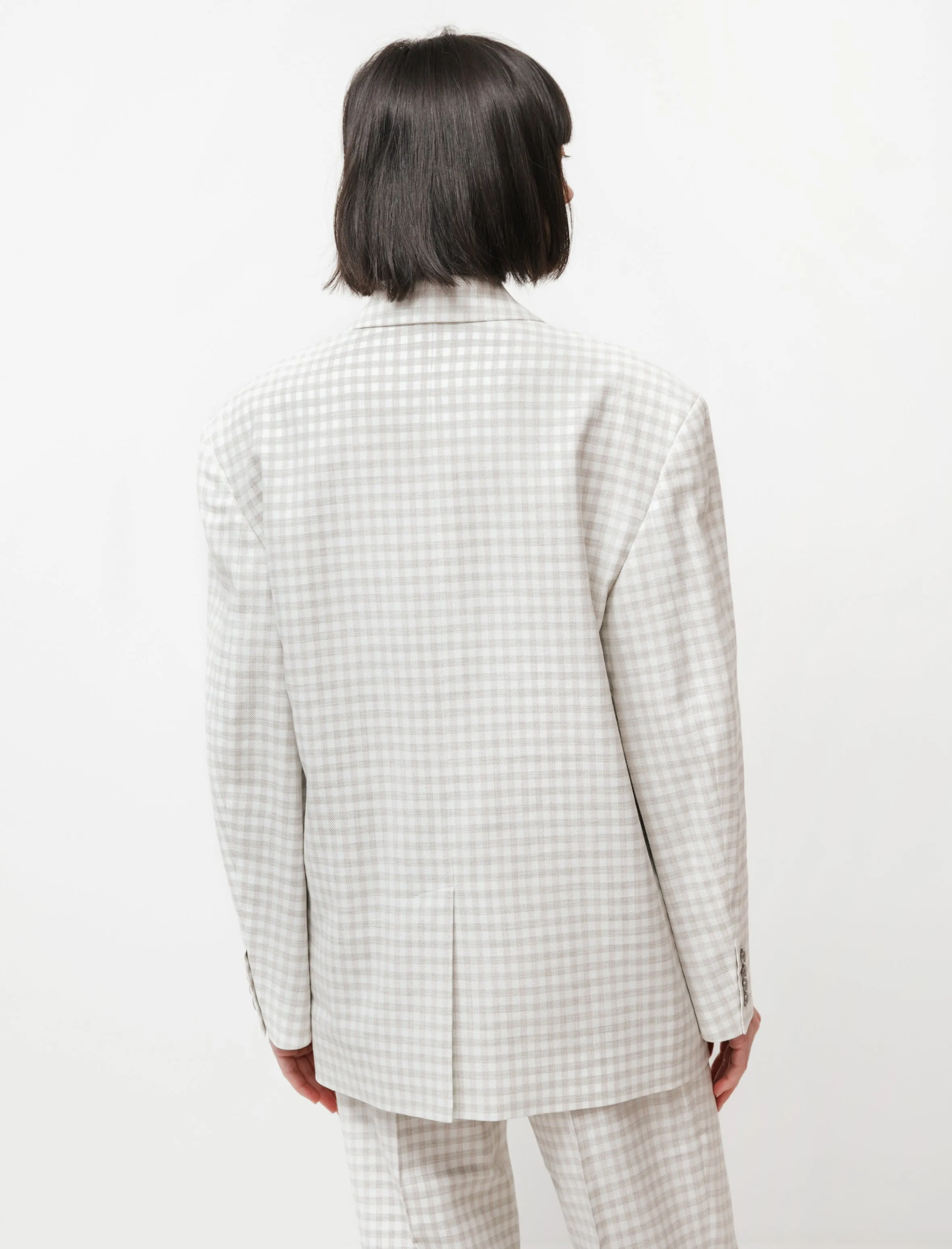 Tweed Suit Jacket Green/Grey sold by SHOP NEIGHBOR product image thumbnail 4