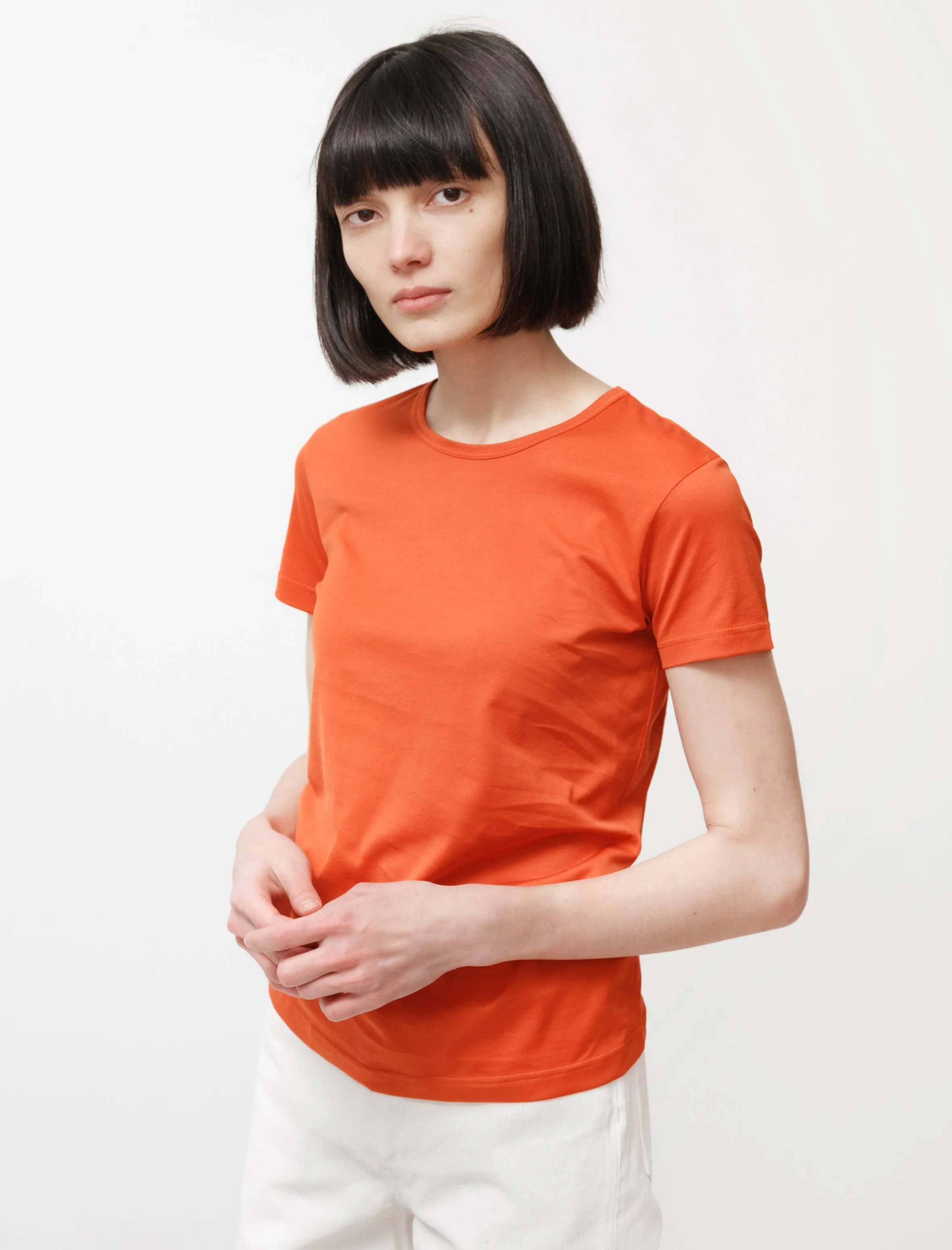 Classic Crew Neck T-Shirt Burnt Orange sold by SHOP NEIGHBOR product image thumbnail 2