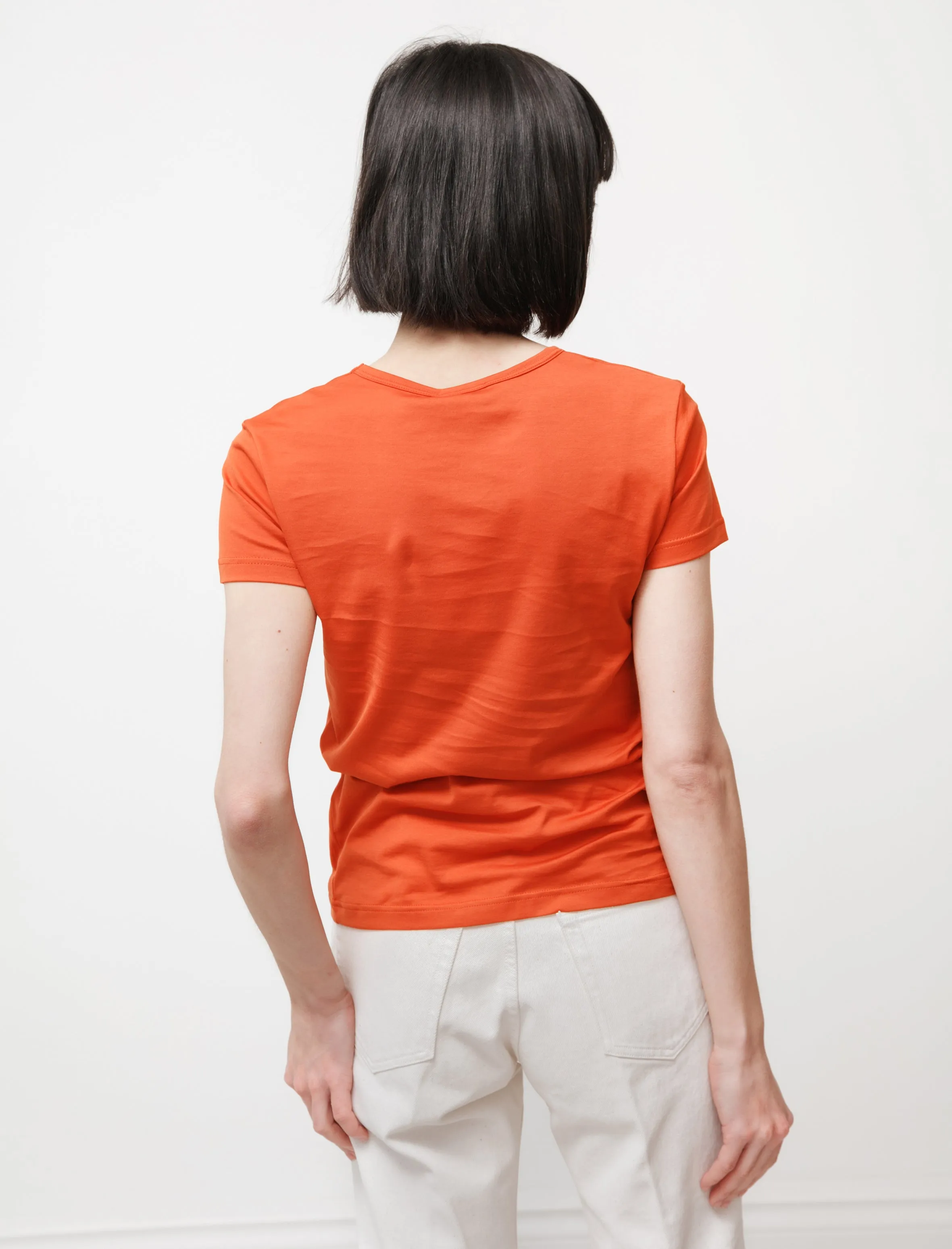 Classic Crew Neck T-Shirt Burnt Orange sold by SHOP NEIGHBOR product image thumbnail 3