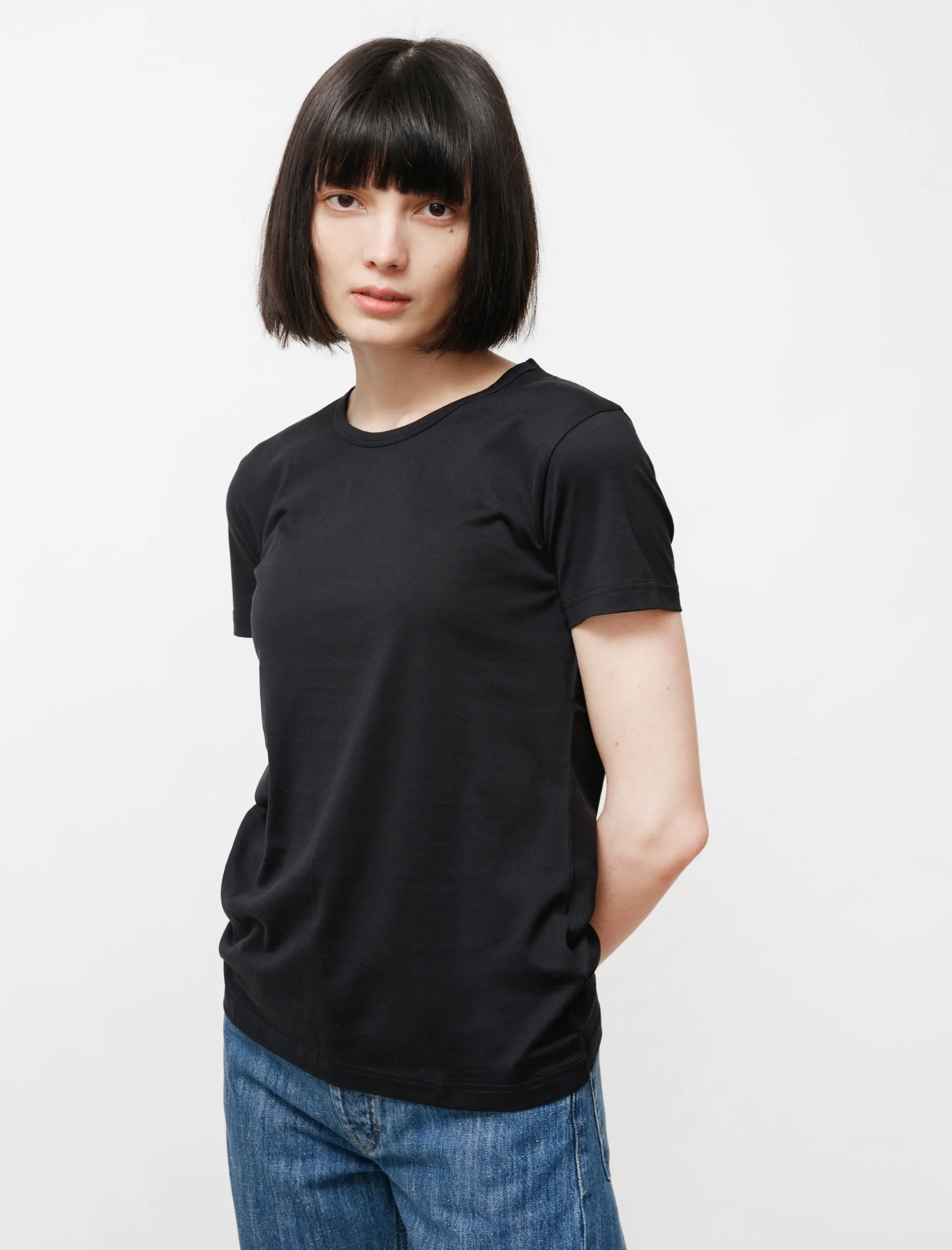 Classic Crew Neck T-Shirt Black sold by SHOP NEIGHBOR product image thumbnail 2