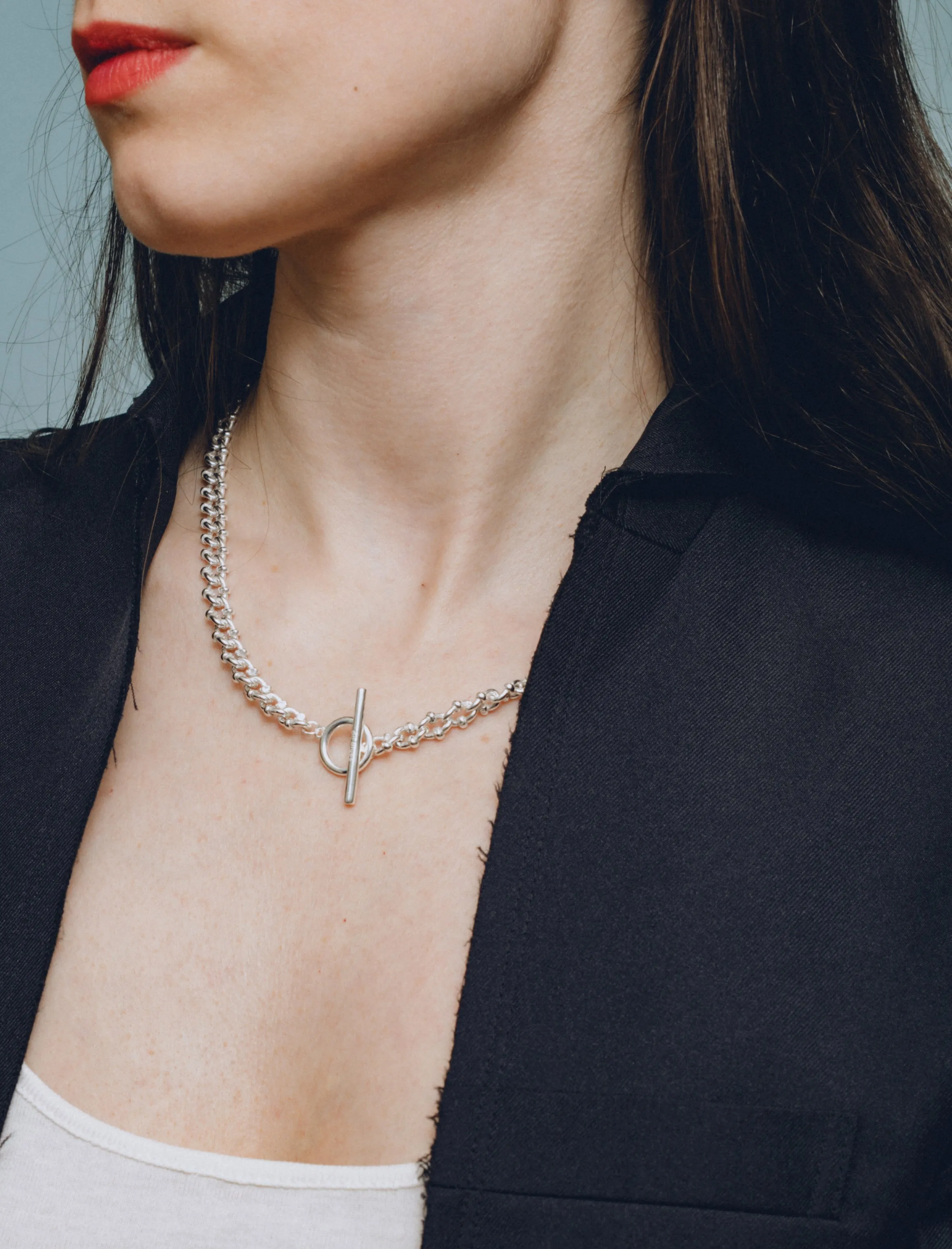 DNA Necklace Polished Silver sold by SHOP NEIGHBOR product image thumbnail 3