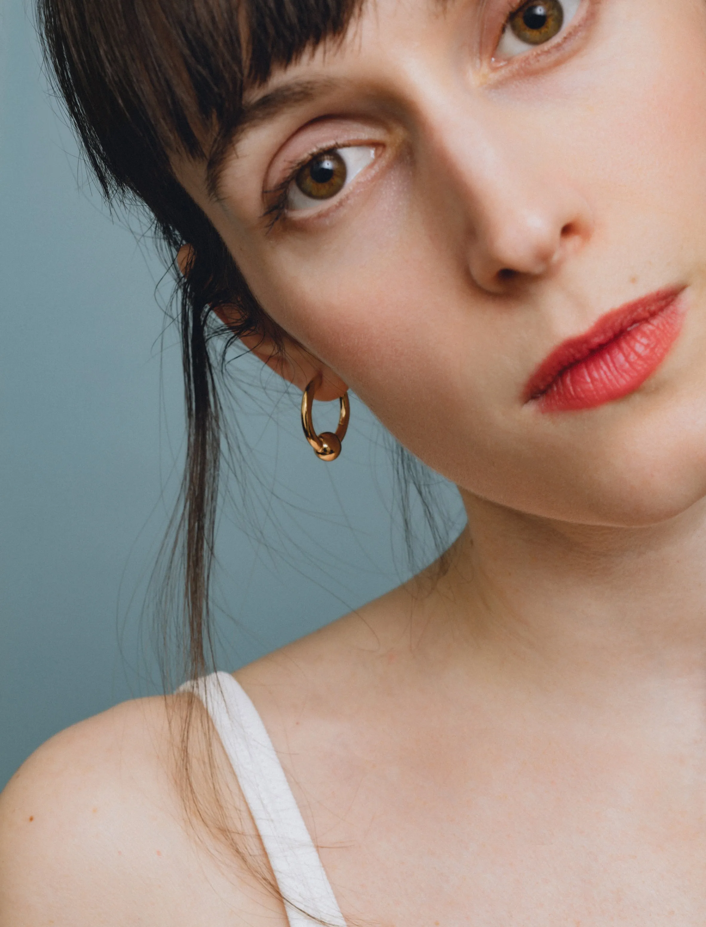 Pearl Earrings Polished Vermeil sold by SHOP NEIGHBOR product image thumbnail 2