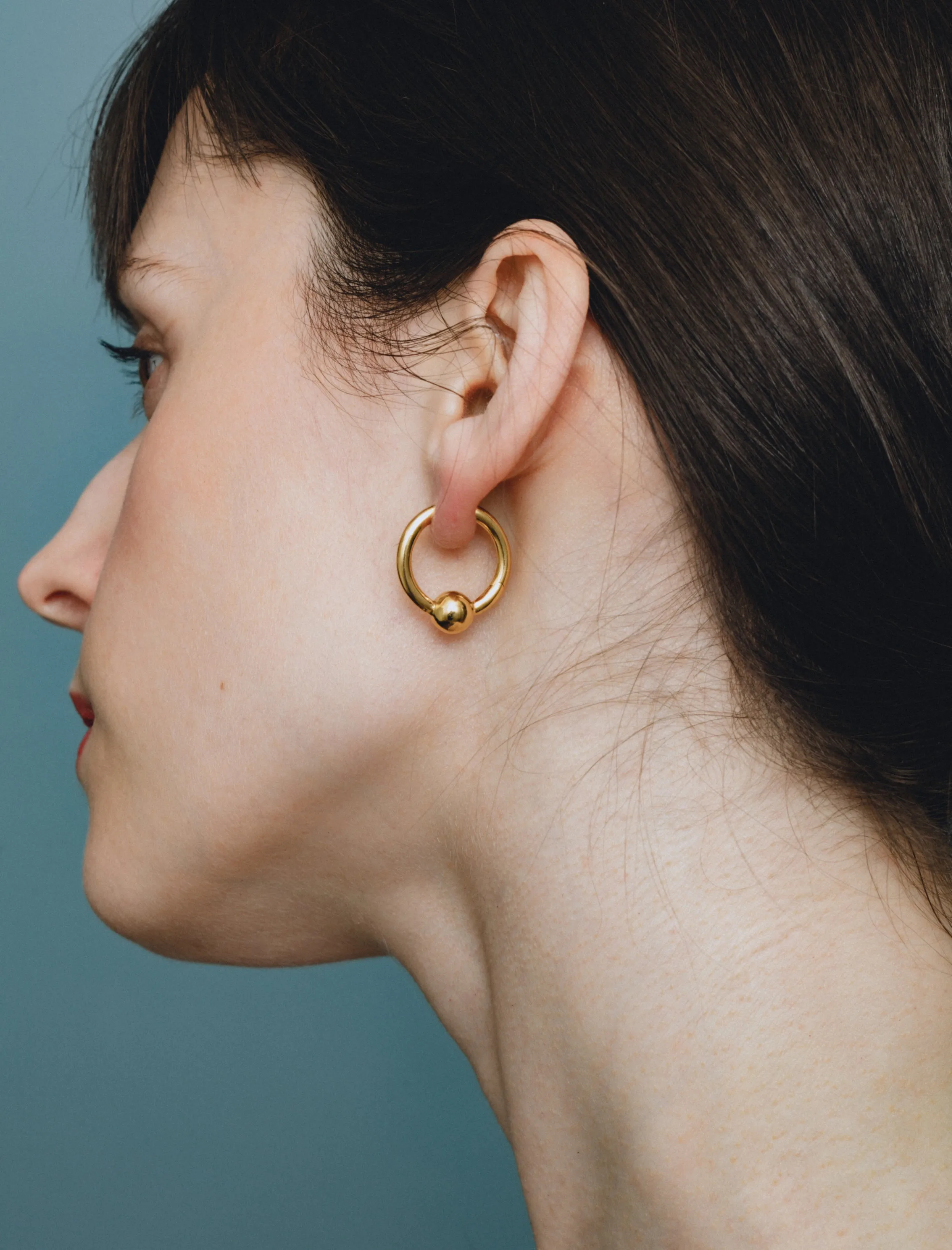 Pearl Earrings Polished Vermeil sold by SHOP NEIGHBOR product image thumbnail 5