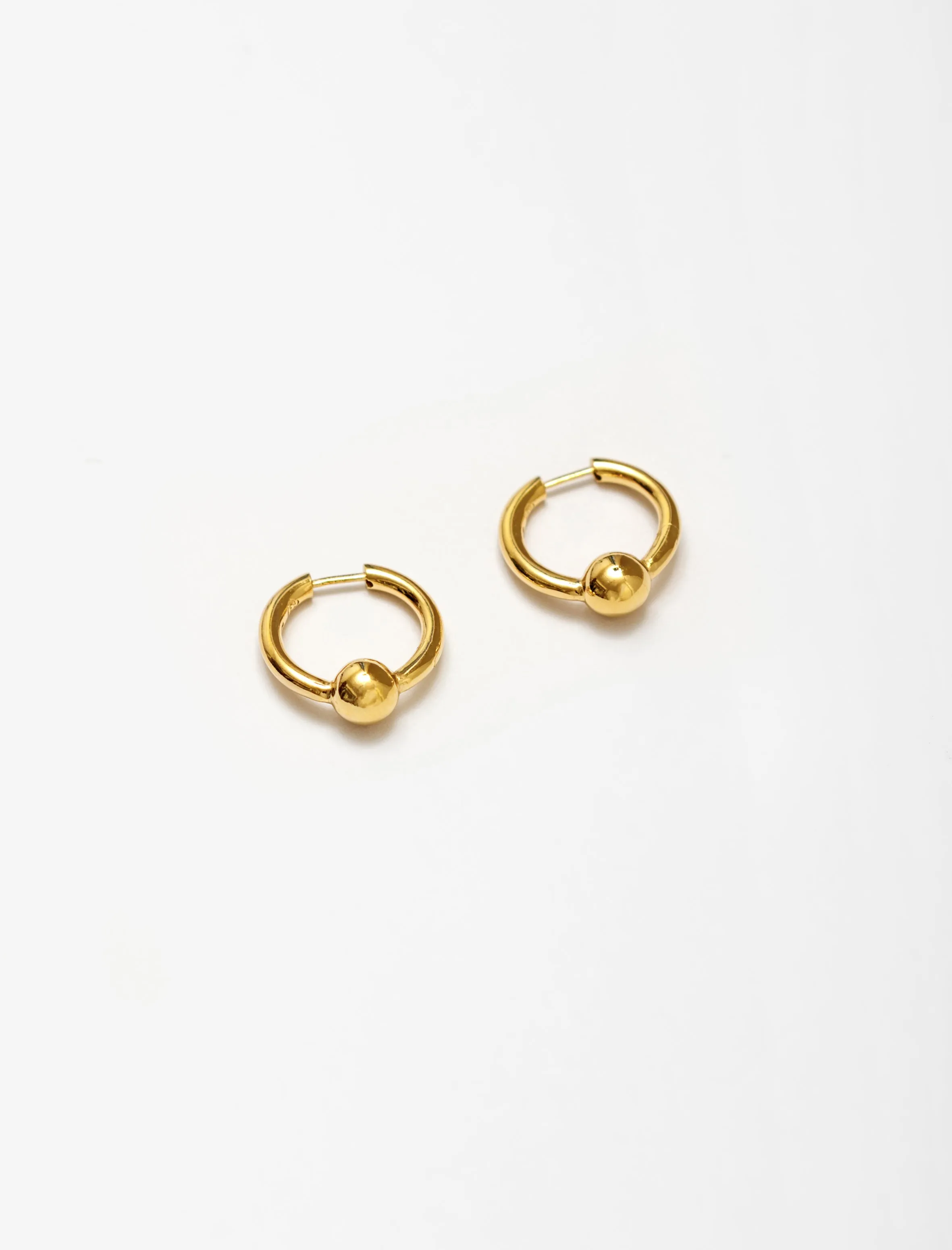 Pearl Earrings Polished Vermeil sold by SHOP NEIGHBOR