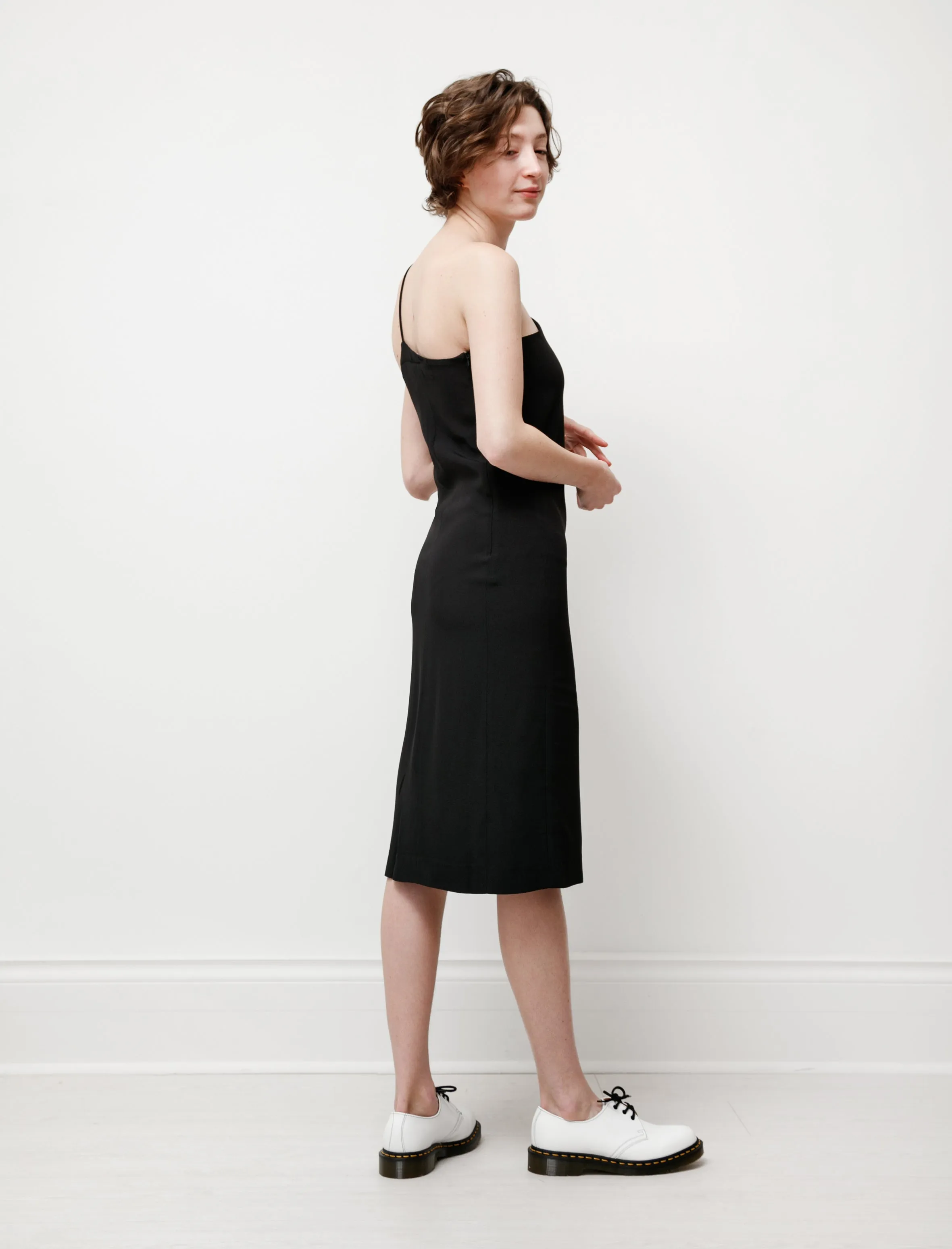 One Shoulder Dress Crepe Black sold by SHOP NEIGHBOR product image thumbnail 5