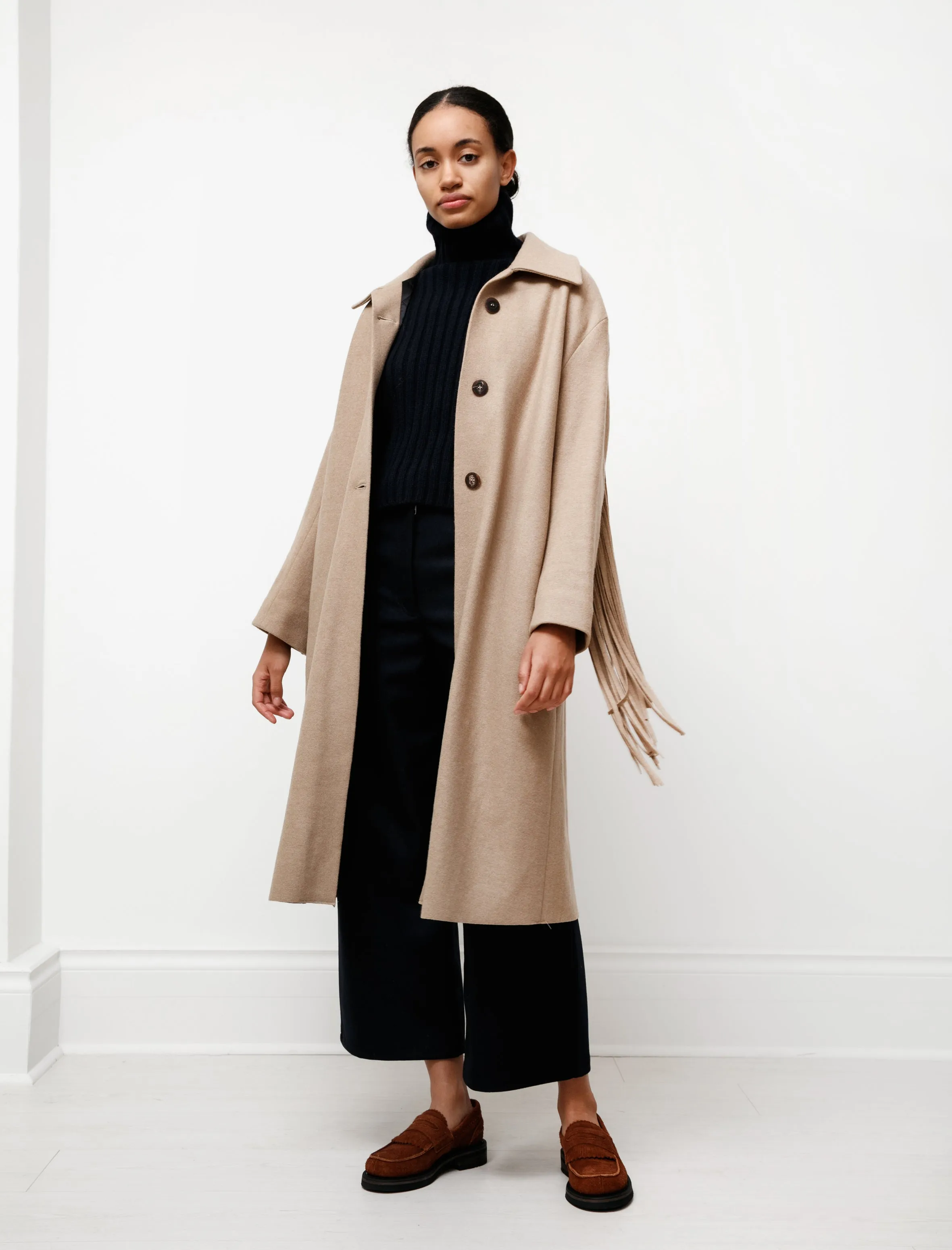 Fringe Coat Taupe sold by SHOP NEIGHBOR product image thumbnail 4