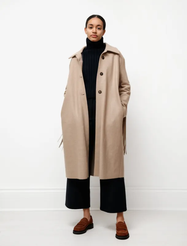 Fringe Coat Taupe made by SHOP NEIGHBOR