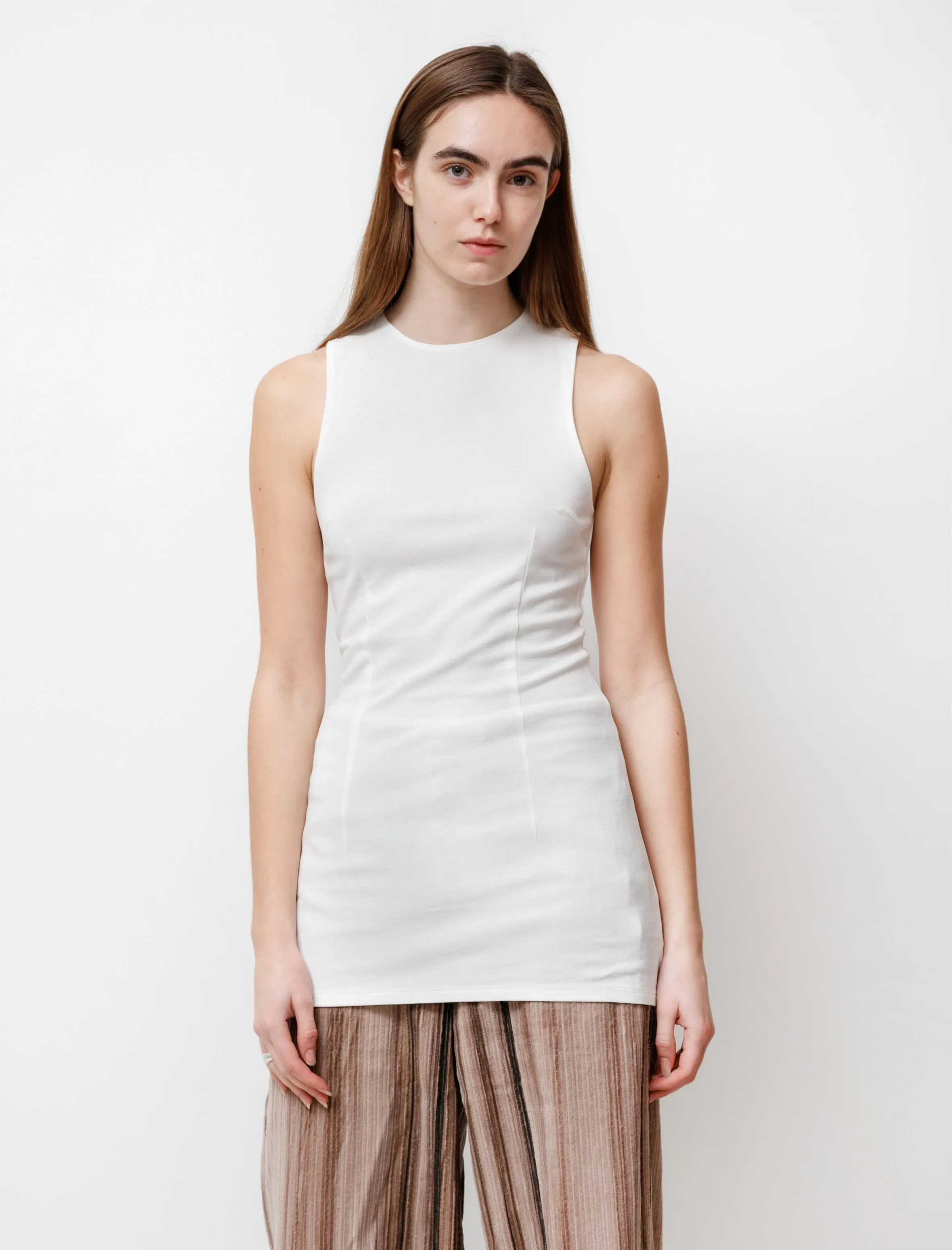 Racer Tank White Verve Jersey sold by SHOP NEIGHBOR product image thumbnail 2