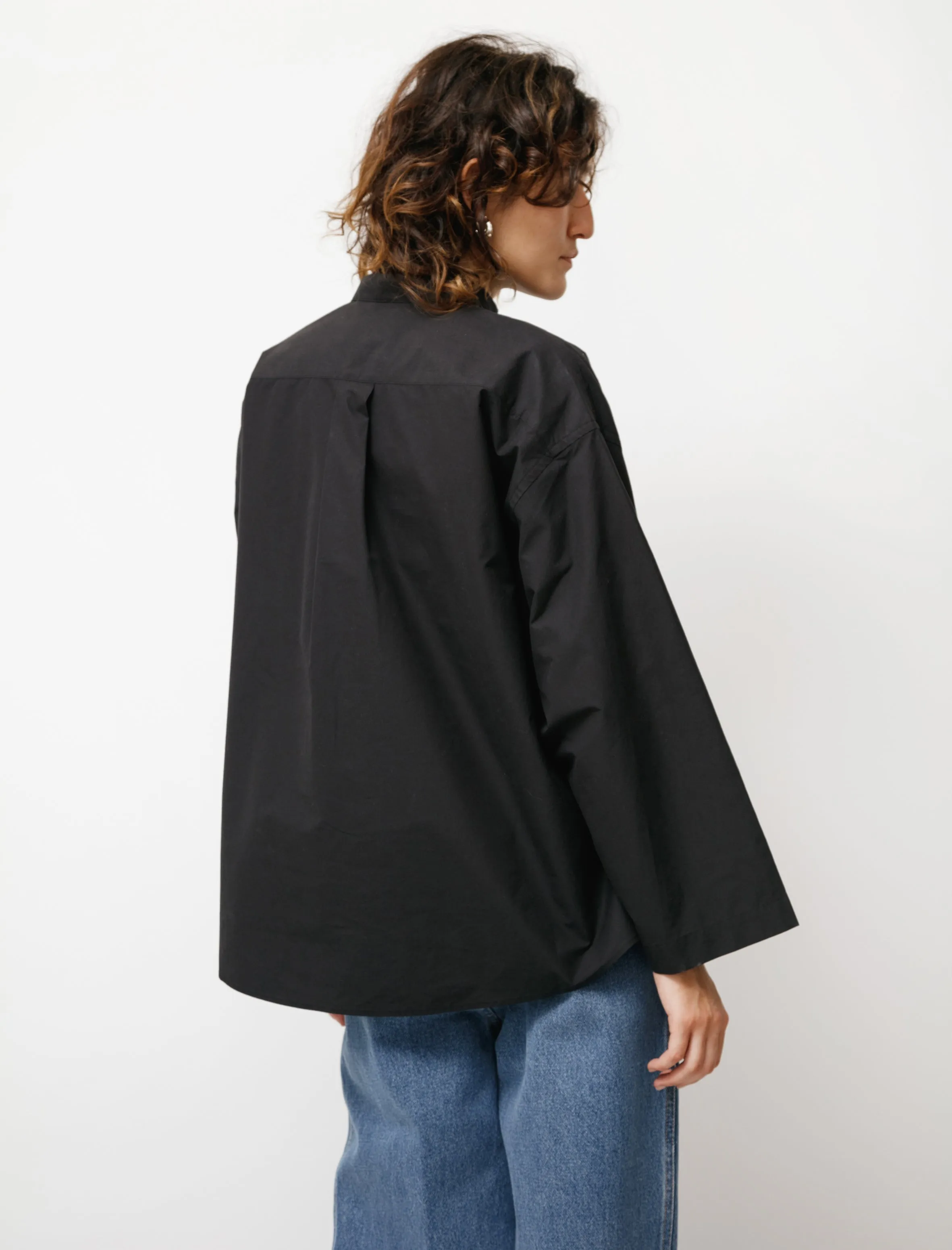 Japanese Dry Cotton Pyjama Shirt Black sold by SHOP NEIGHBOR product image thumbnail 3
