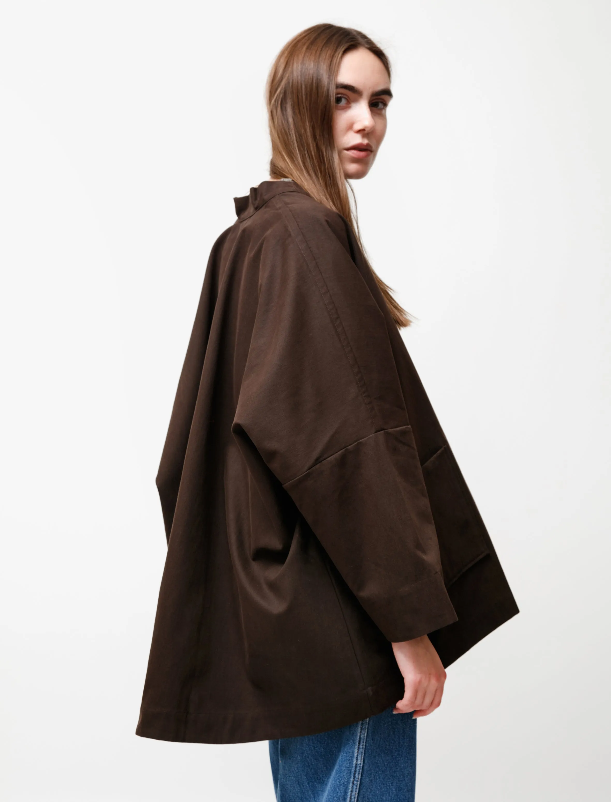 Cotton Kimono Cardigan Brown sold by SHOP NEIGHBOR product image thumbnail 3
