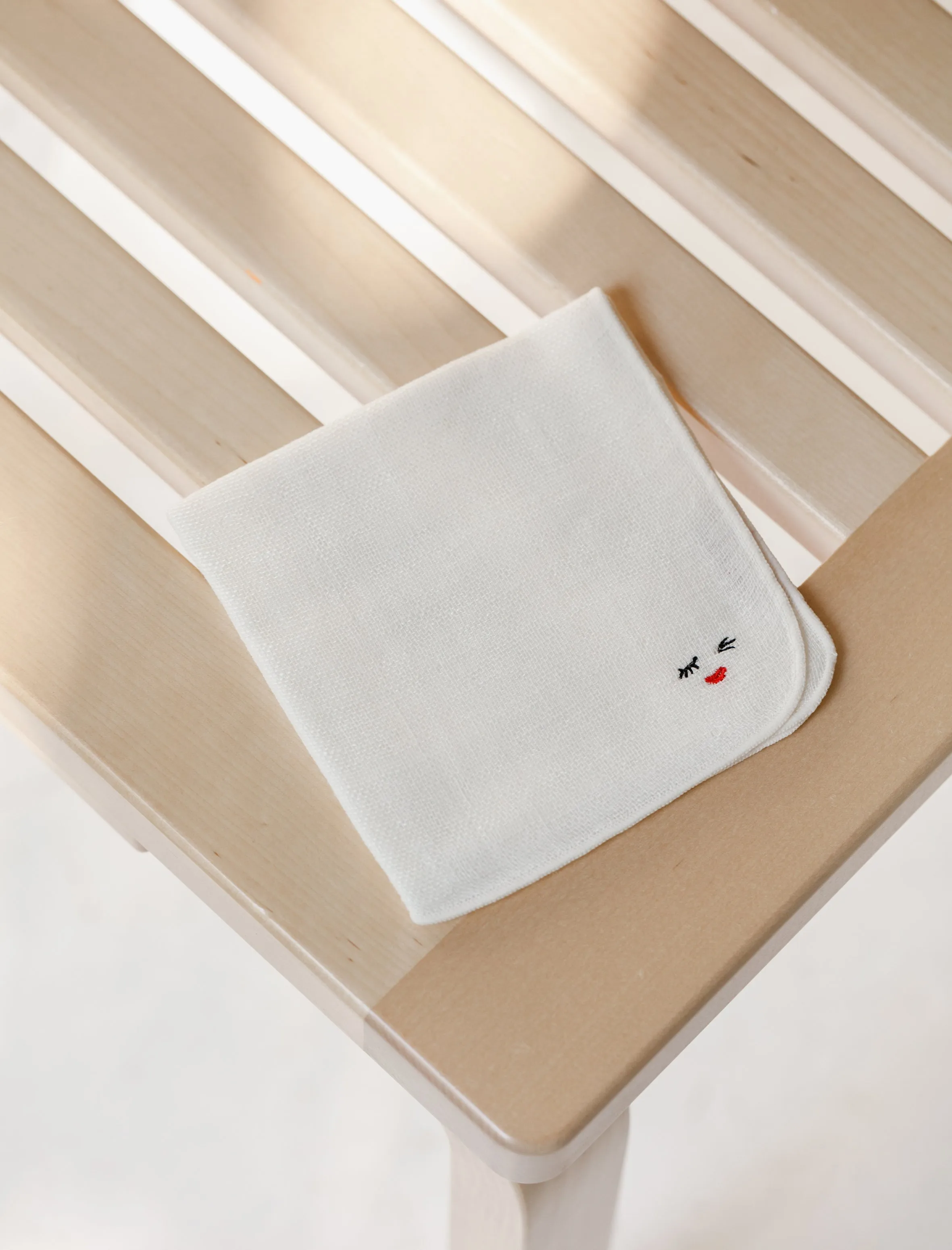 Embroidered Linen Handkerchief sold by SHOP NEIGHBOR product image thumbnail 3