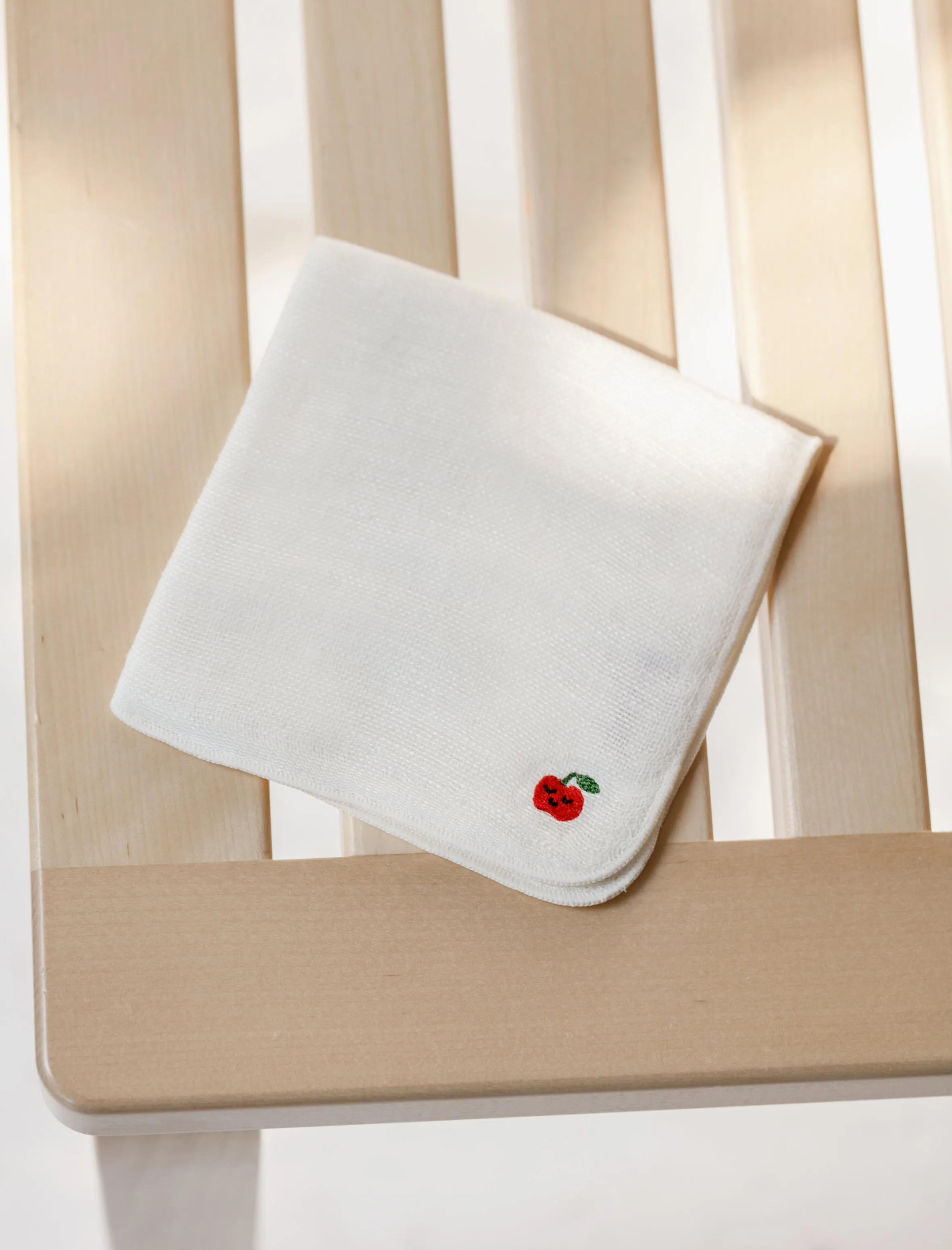 Embroidered Linen Handkerchief sold by SHOP NEIGHBOR product image thumbnail 5