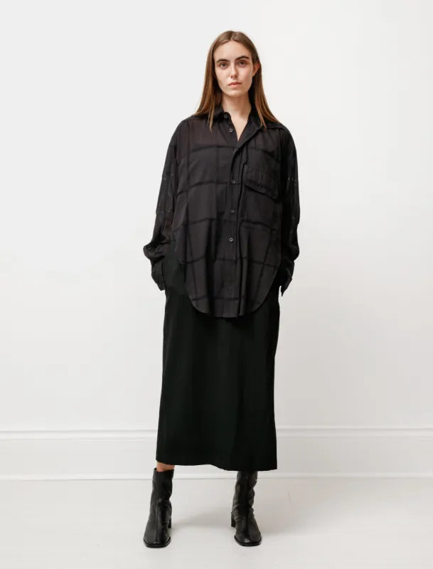 Layered Camisole Zip Dress Black made by SHOP NEIGHBOR