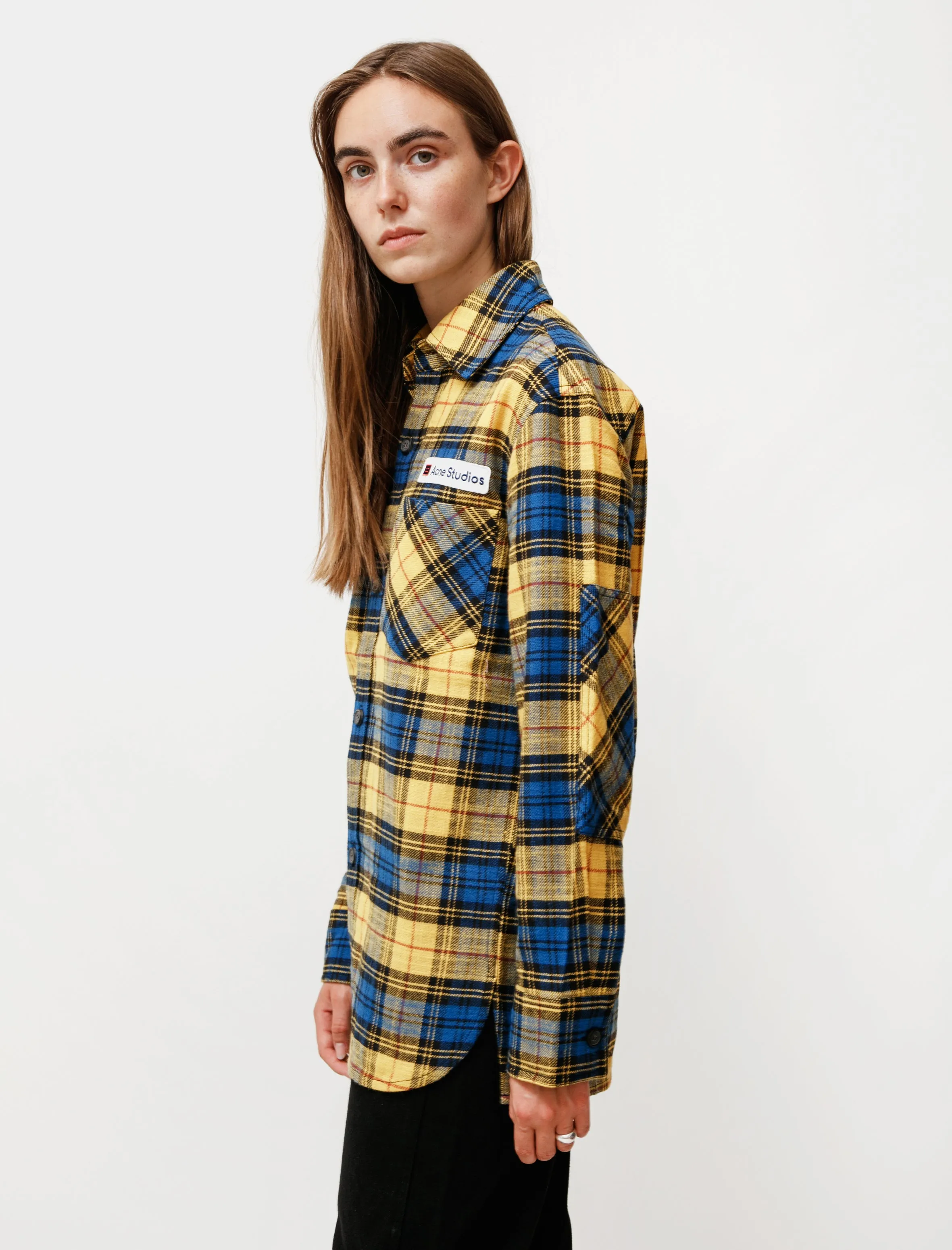 Flannel Face Yellow Black sold by SHOP NEIGHBOR product image thumbnail 2