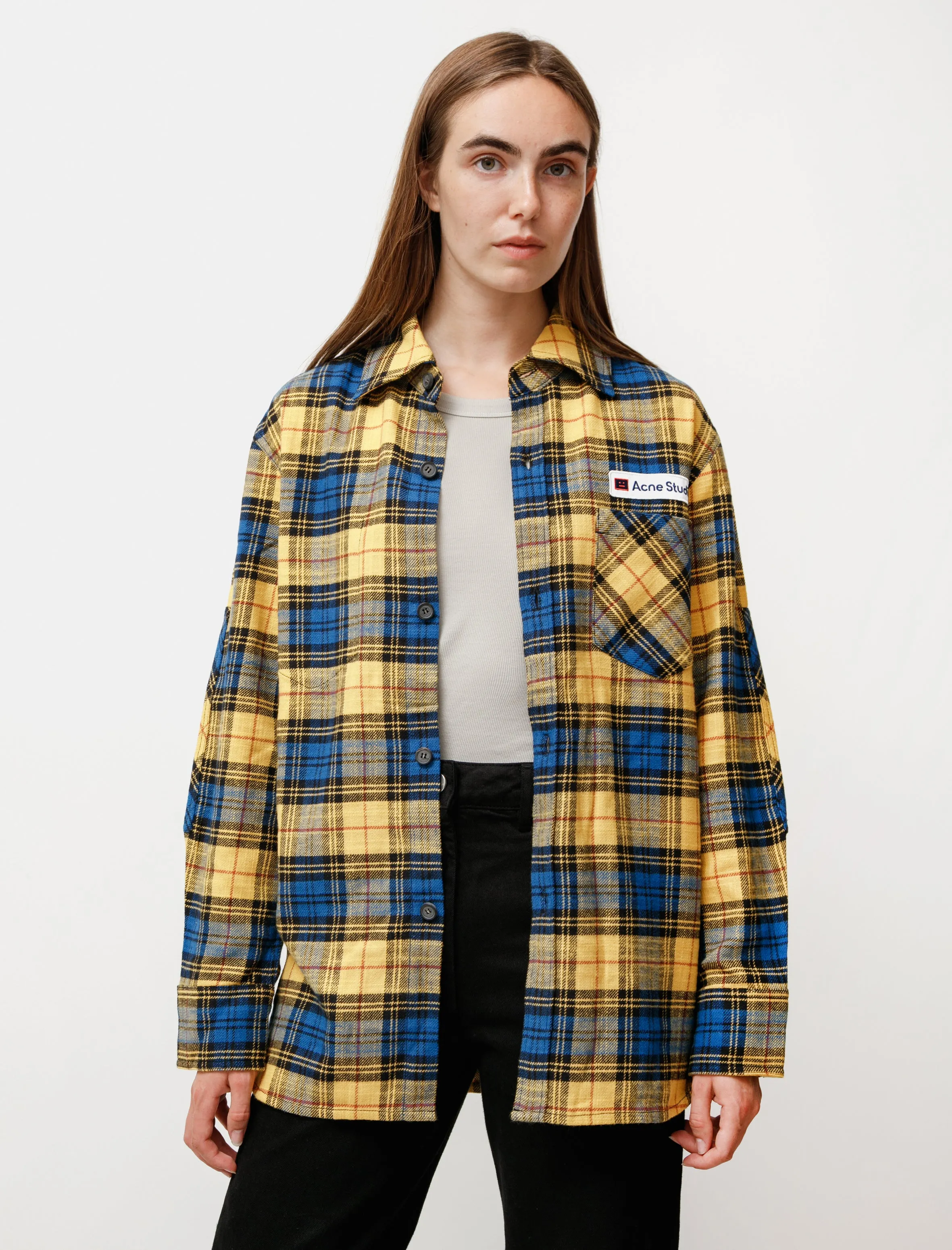 Flannel Face Yellow Black sold by SHOP NEIGHBOR product image thumbnail 3