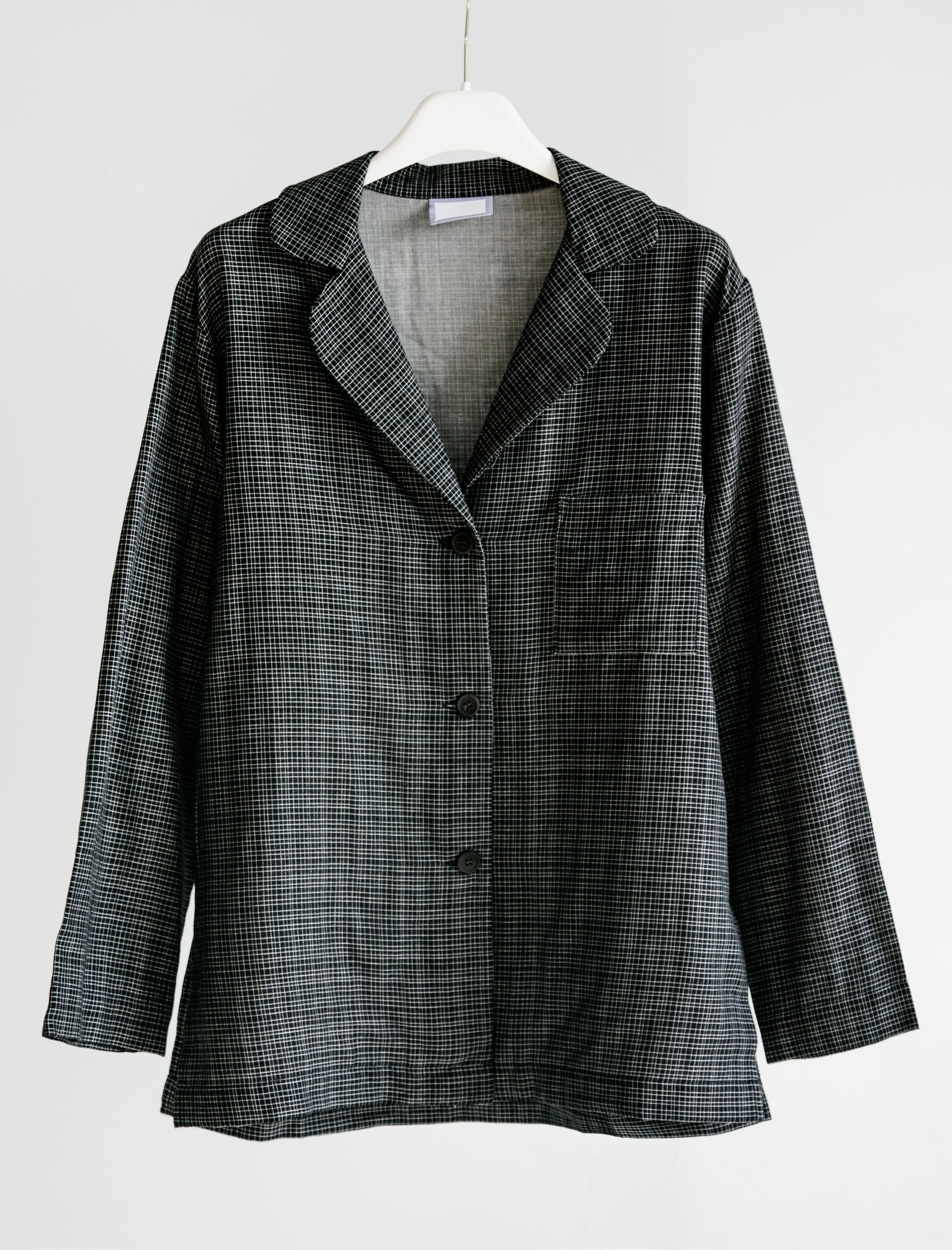 Women's Pyjama Set Black Grid Plaid sold by SHOP NEIGHBOR product image thumbnail 3