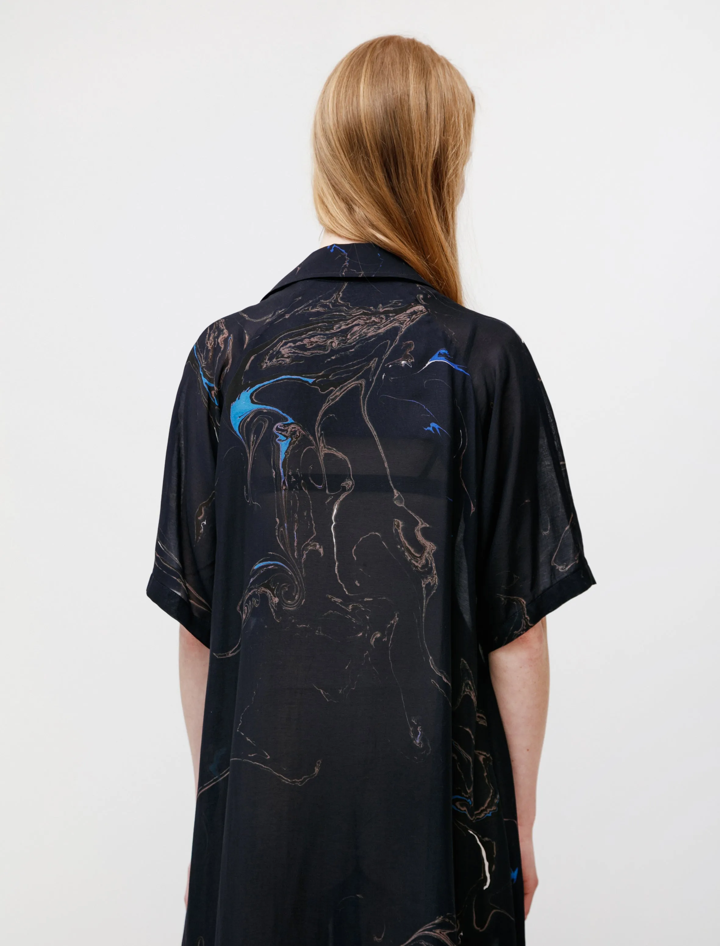 Marble Print Shirtdress sold by SHOP NEIGHBOR product image thumbnail 5