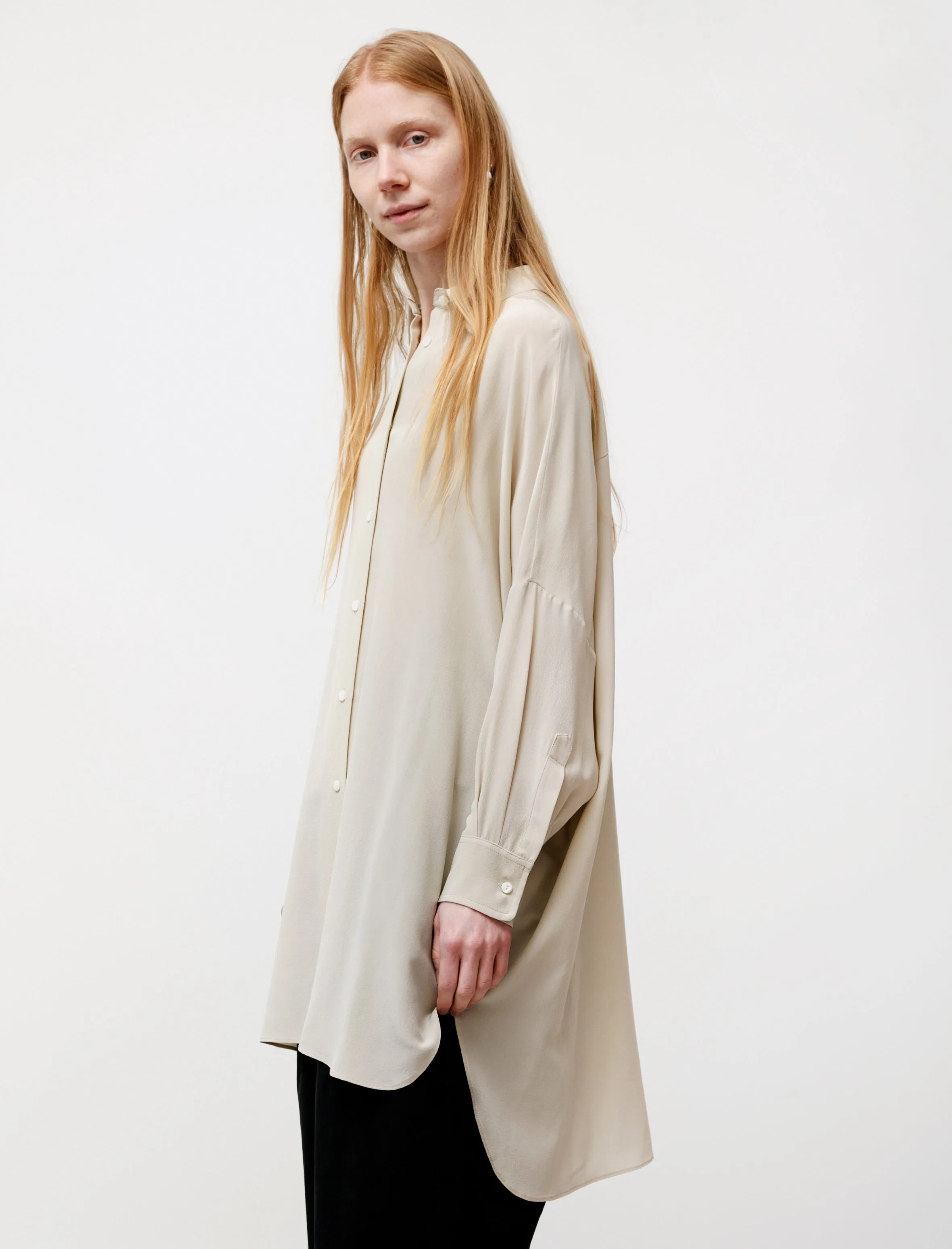 Oversized Silk Shirt Chino sold by SHOP NEIGHBOR product image thumbnail 2