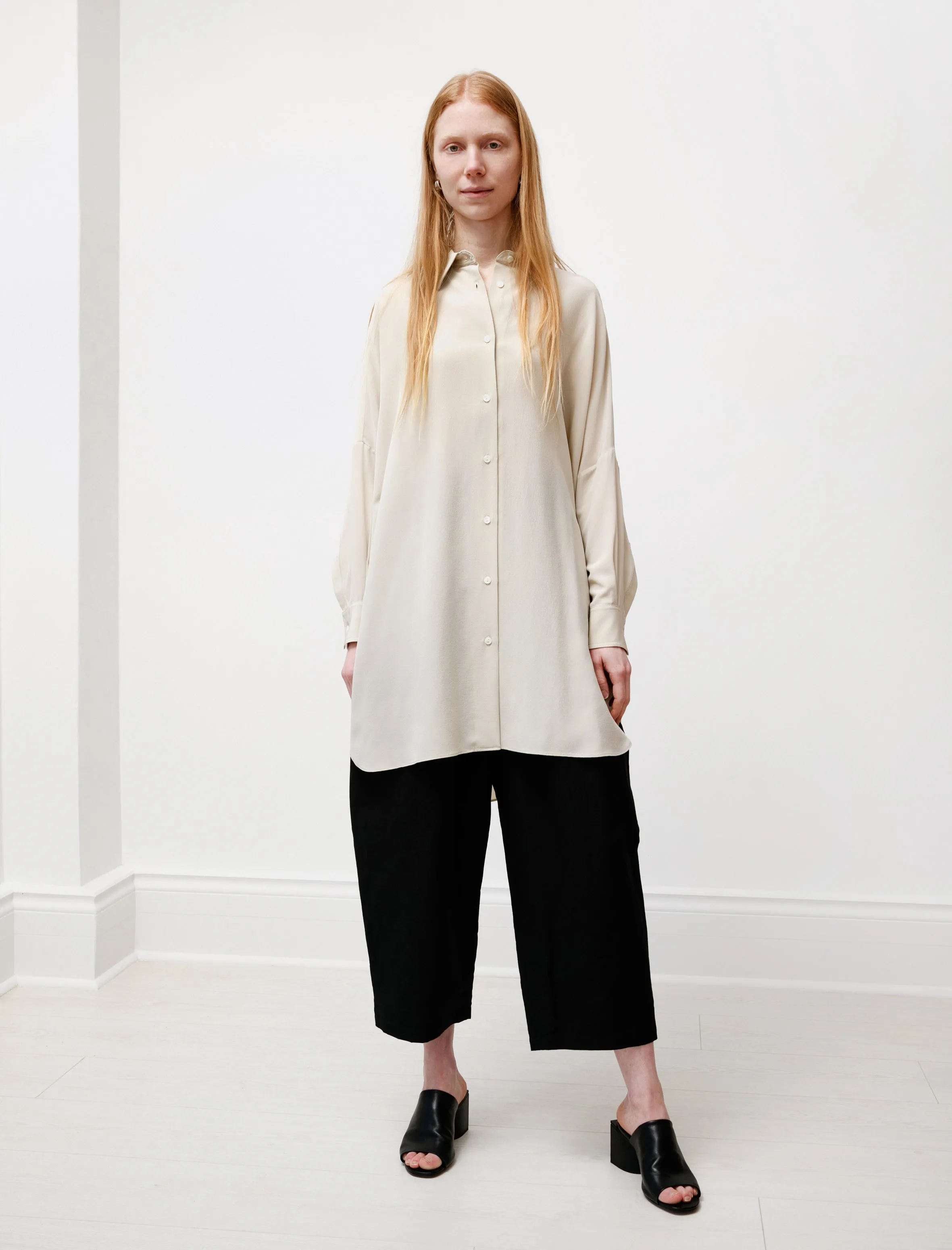 Oversized Silk Shirt Chino sold by SHOP NEIGHBOR