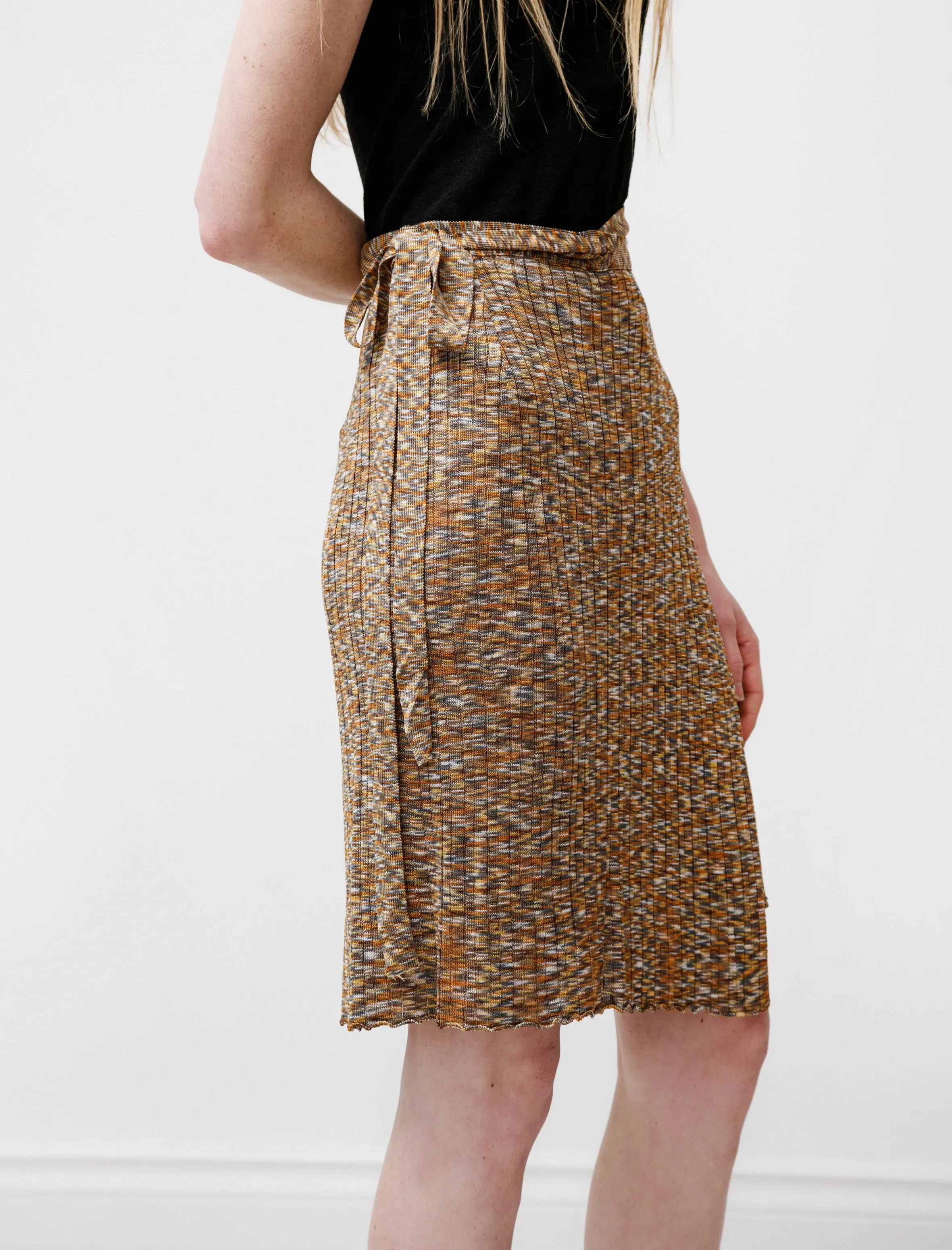 Space Knit Wrap Skirt sold by SHOP NEIGHBOR product image thumbnail 4