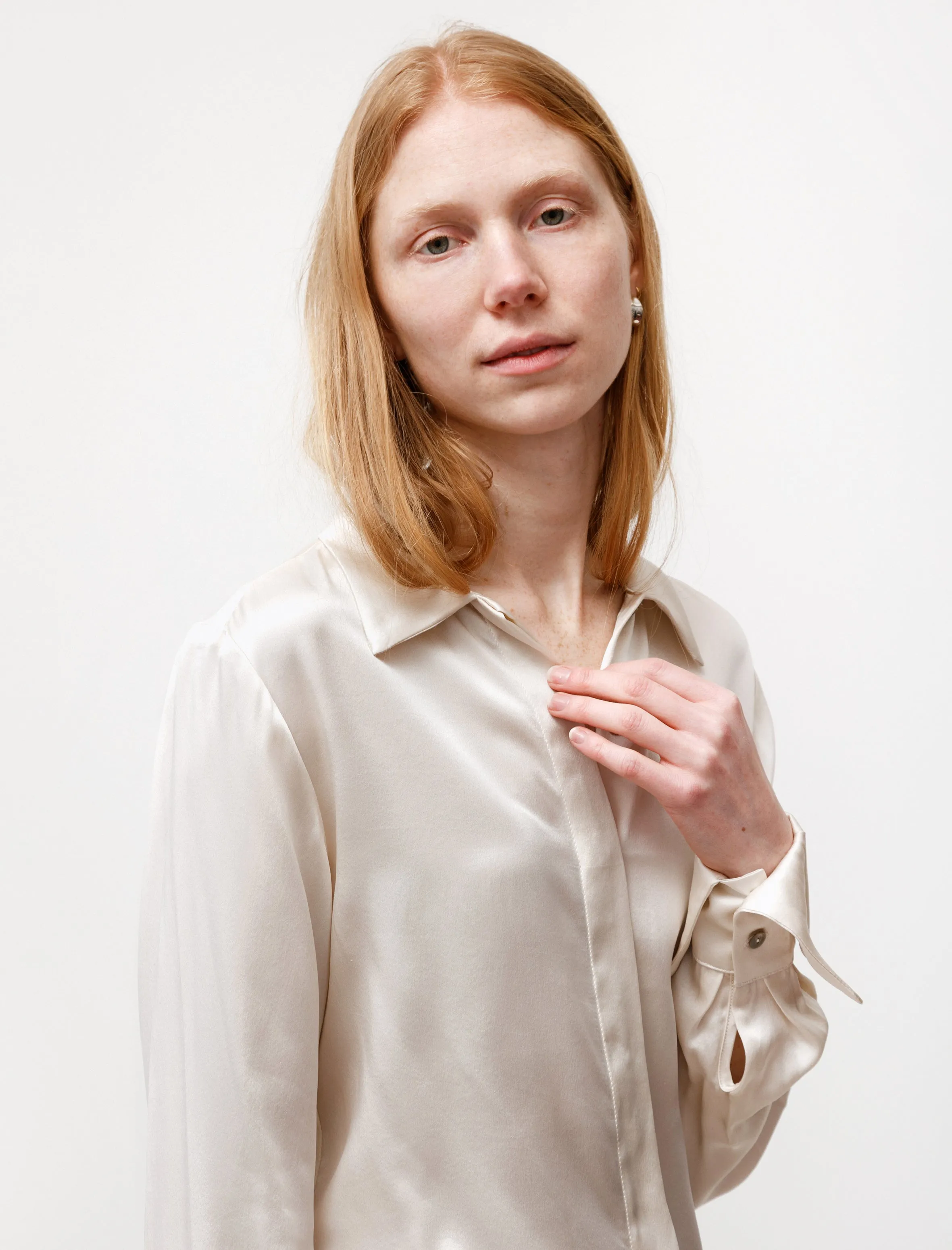 Peregrine Silk Blouse Ivory sold by SHOP NEIGHBOR product image thumbnail 2