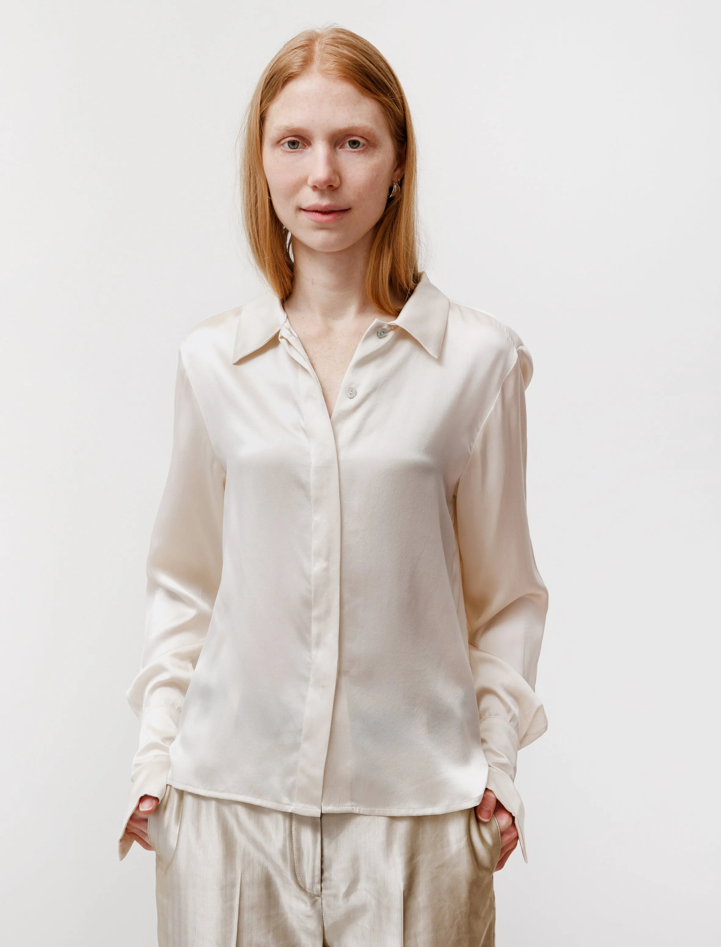 Peregrine Silk Blouse Ivory sold by SHOP NEIGHBOR