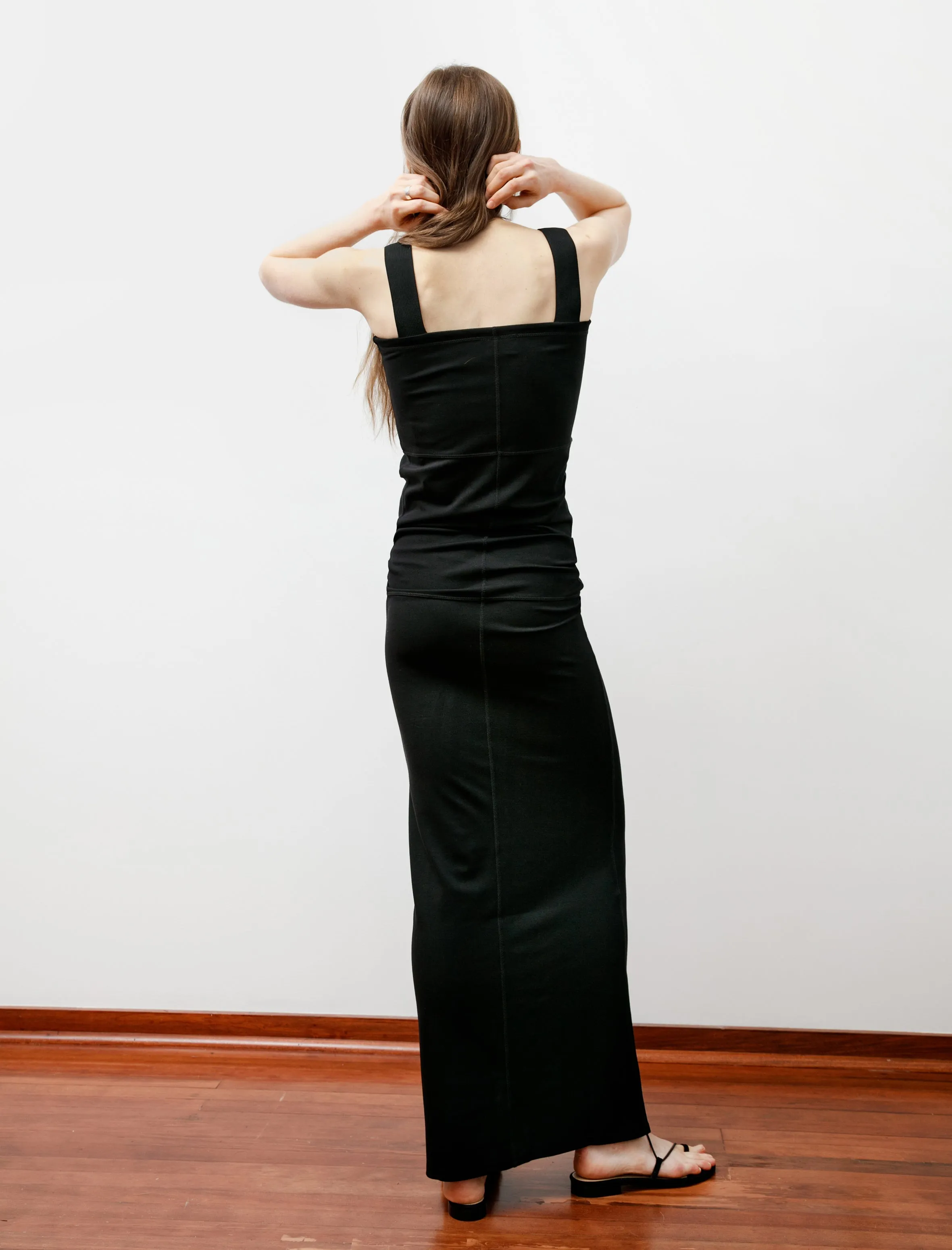 Long Tank Dress Black sold by SHOP NEIGHBOR product image thumbnail 3