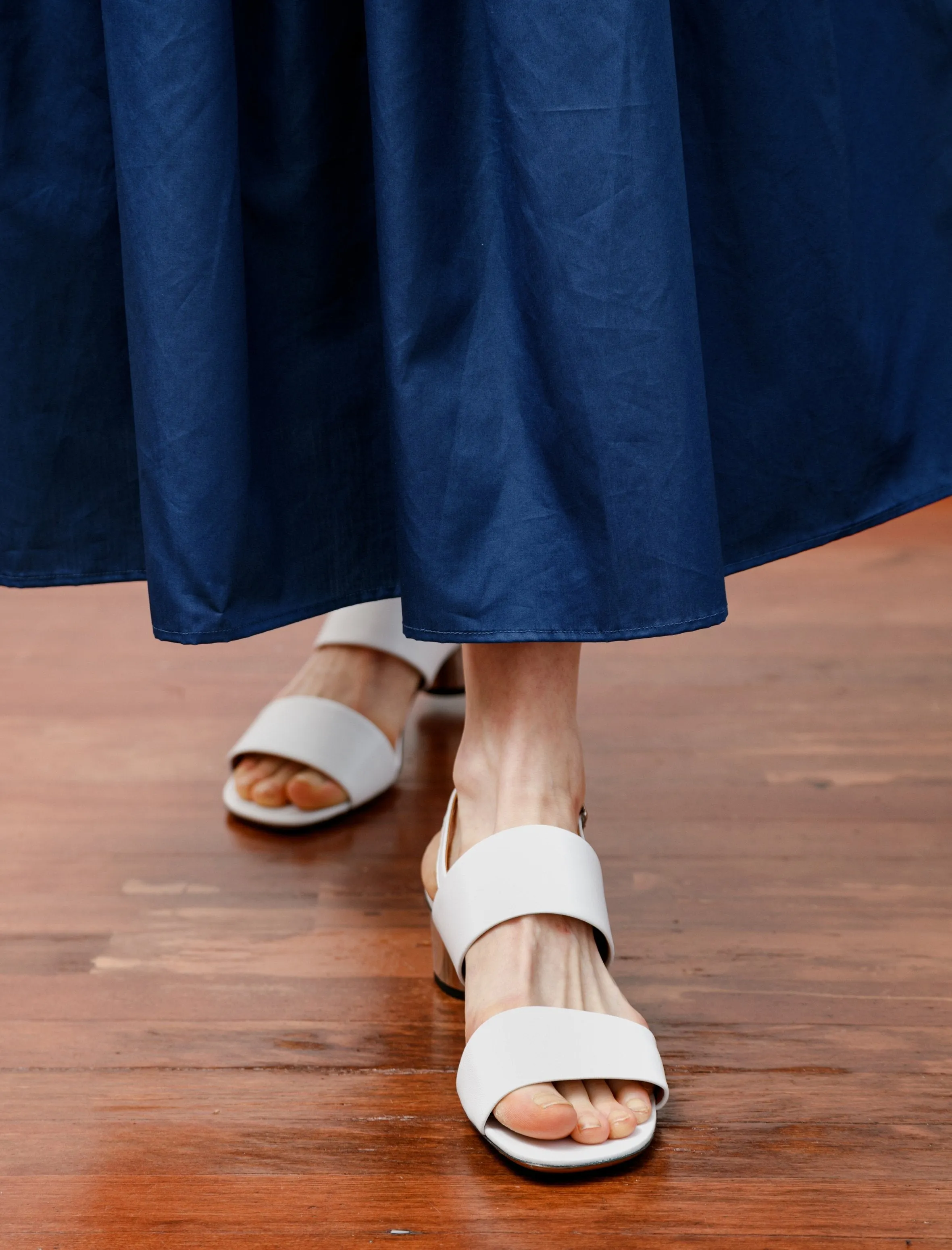 Leonie Double Strap Sandal White sold by SHOP NEIGHBOR product image thumbnail 2