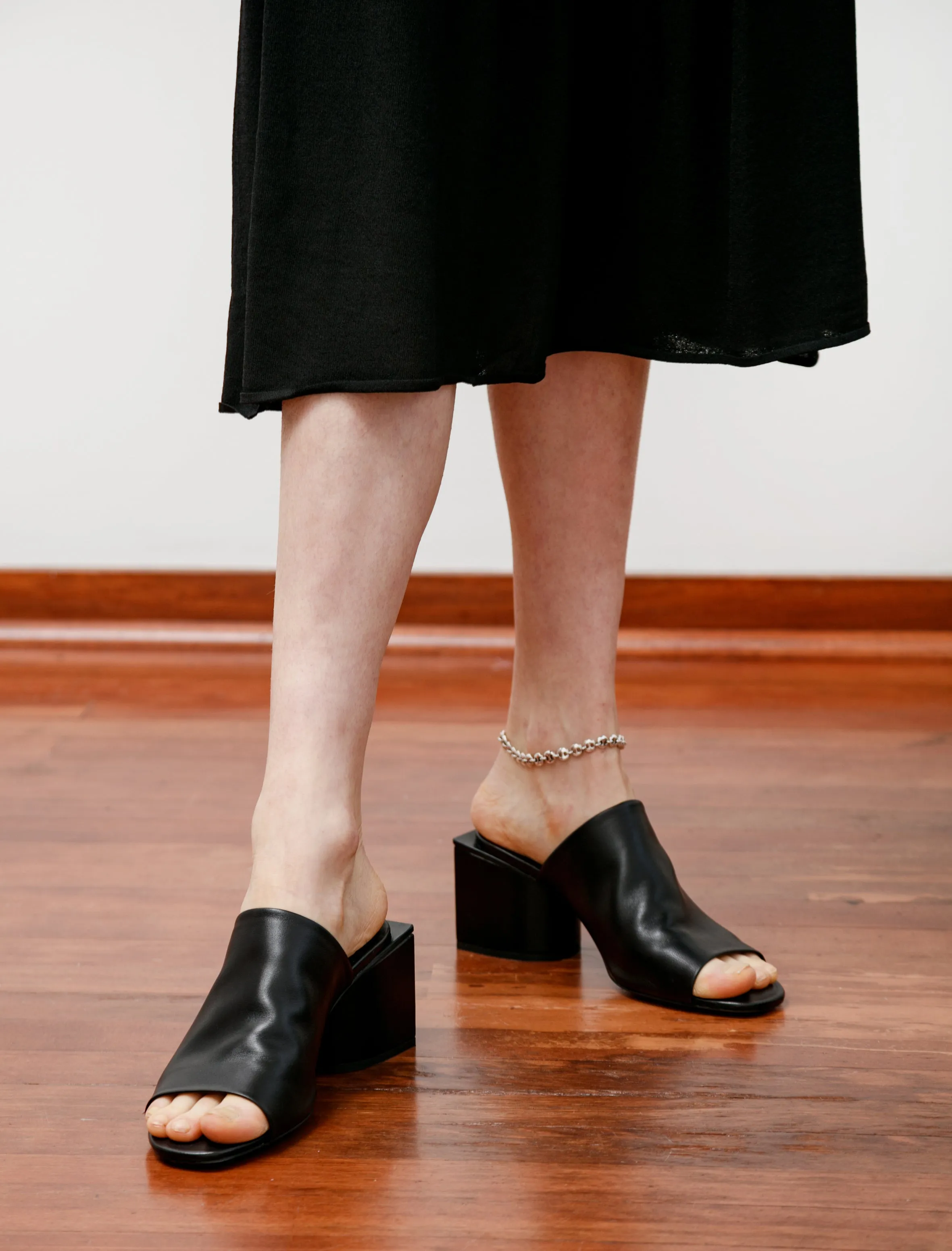 Edith Stacked Sandal Black sold by SHOP NEIGHBOR product image thumbnail 2