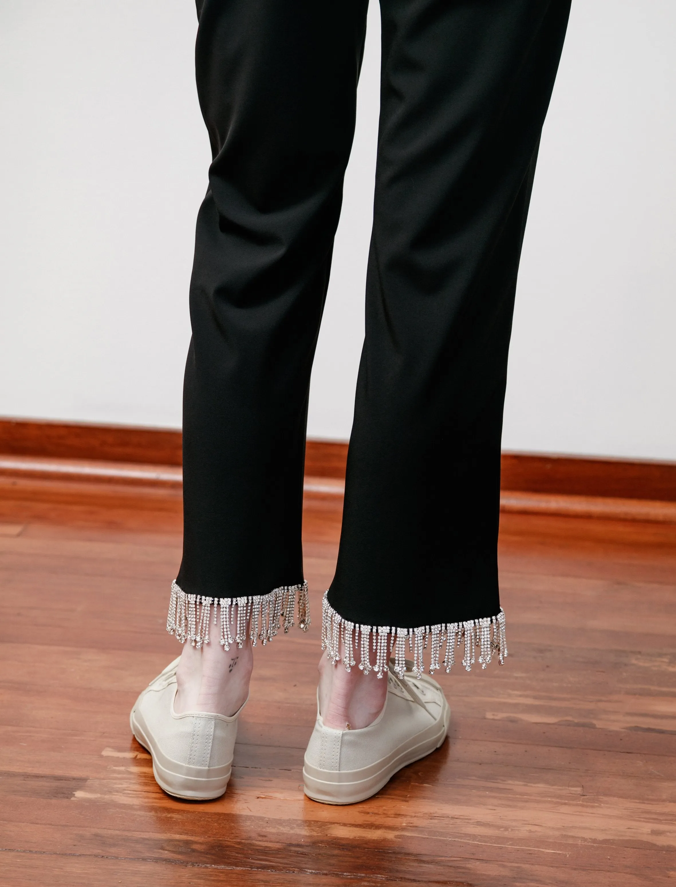 Hank Crystal Hem Trousers Black sold by SHOP NEIGHBOR product image thumbnail 2