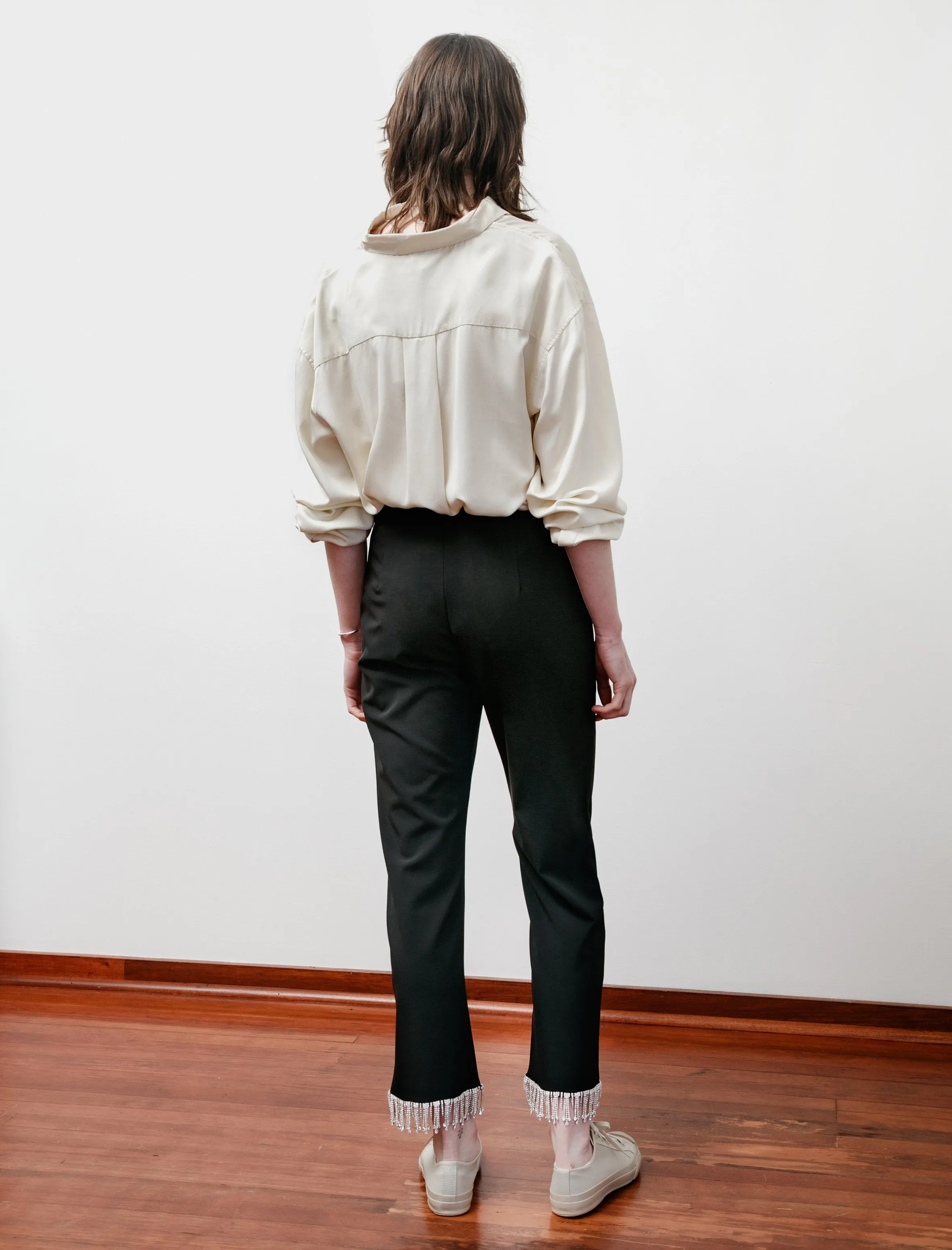 Hank Crystal Hem Trousers Black sold by SHOP NEIGHBOR product image thumbnail 5