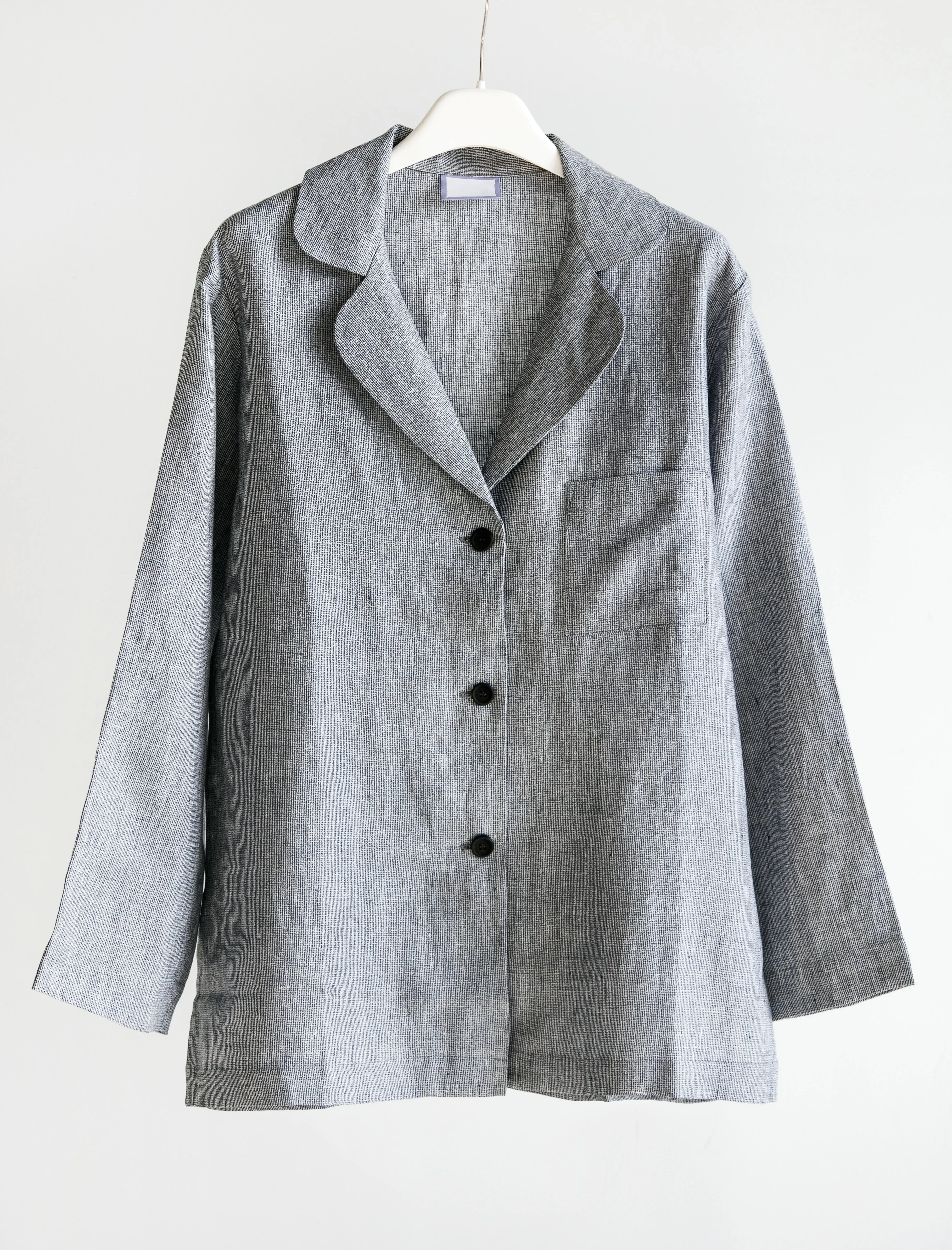 Women's Pyjama Set Tweedy Blue Linen sold by SHOP NEIGHBOR product image thumbnail 3